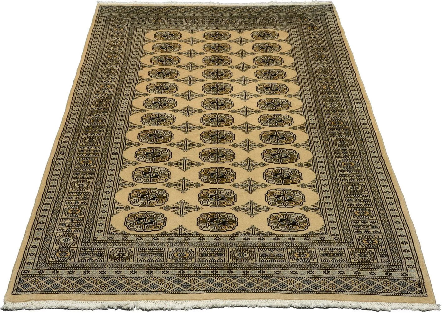 Orientteppich 138 × 215 cm aus Wolle, handgeknüpft
