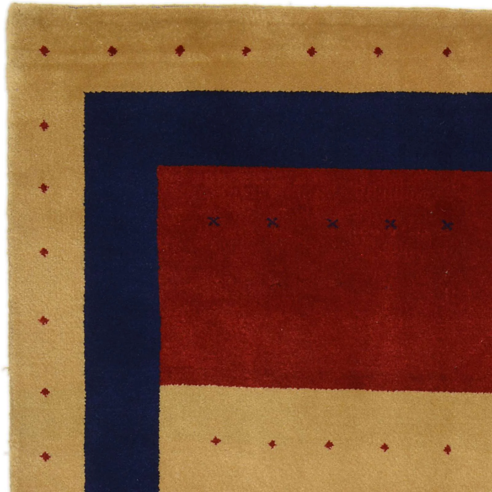 Handgeknüpfter Loribaft Orientteppich, 124 × 182 cm, Wolle