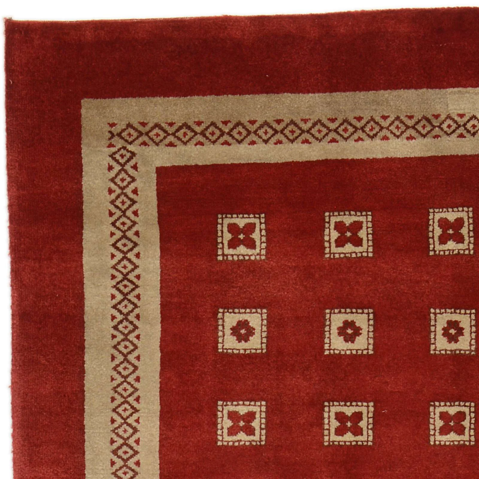 Loribaft Orientteppich 120 × 184 cm aus Wolle, handgeknüpft