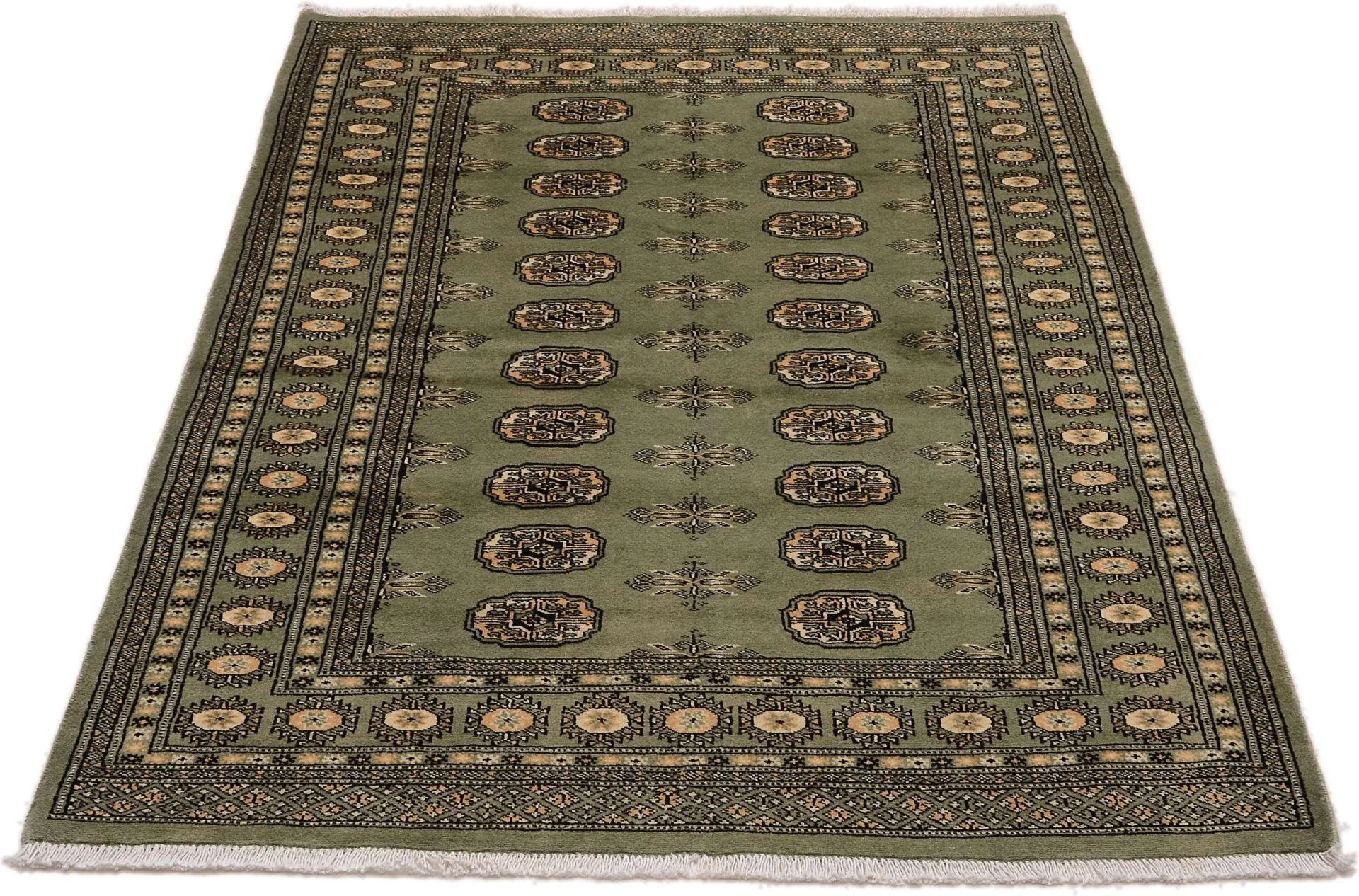 orientteppich-buchara-125-x-191-cm-schurwolle-handgeknupft-tekke-5 Handgeknüpfter Orientteppich, 125 × 191 cm, Wolle
