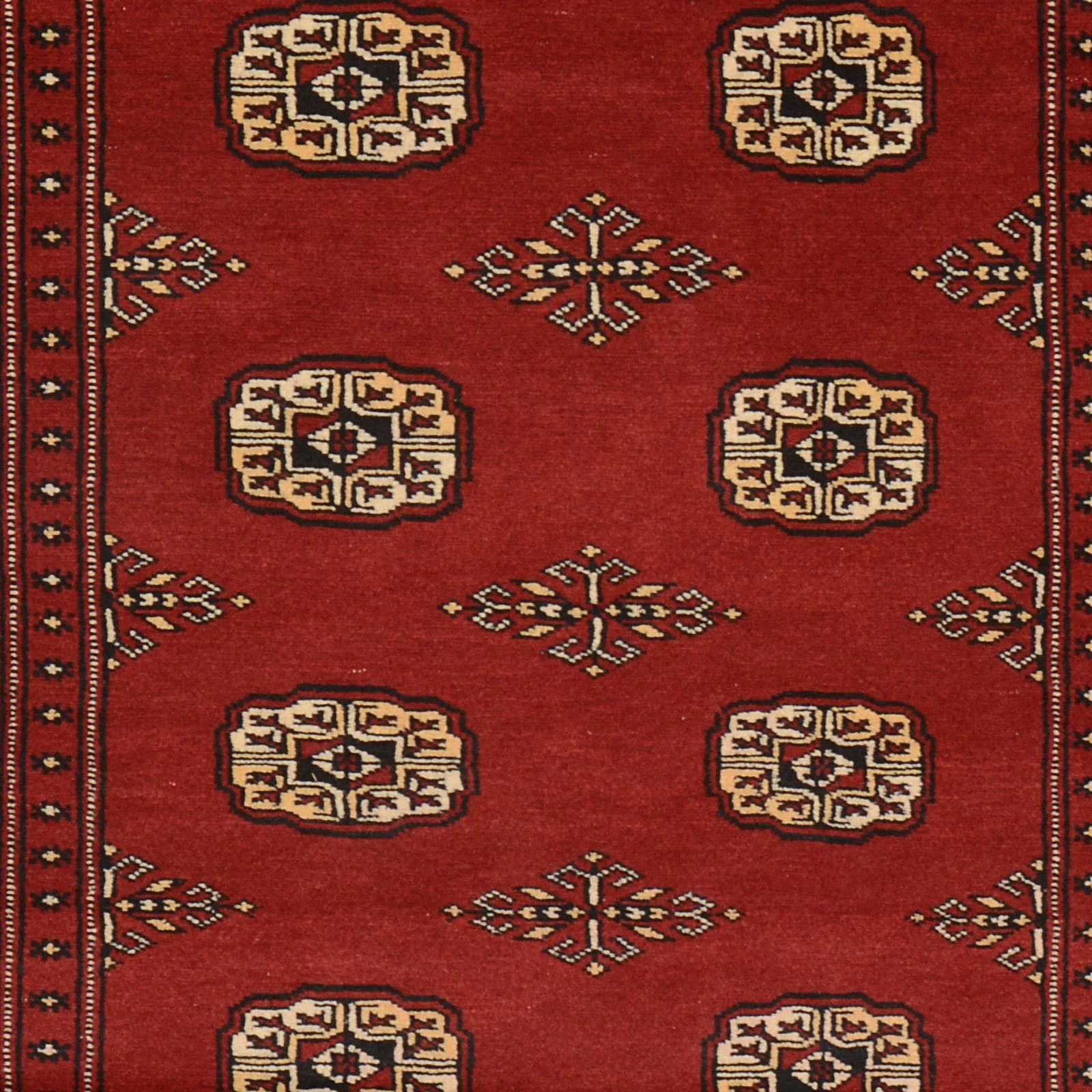 orientteppich-buchara-120-x-176-cm-schurwolle-handgeknupft-tekke-7 Handgeknüpfter Orientteppich 120 × 176 cm