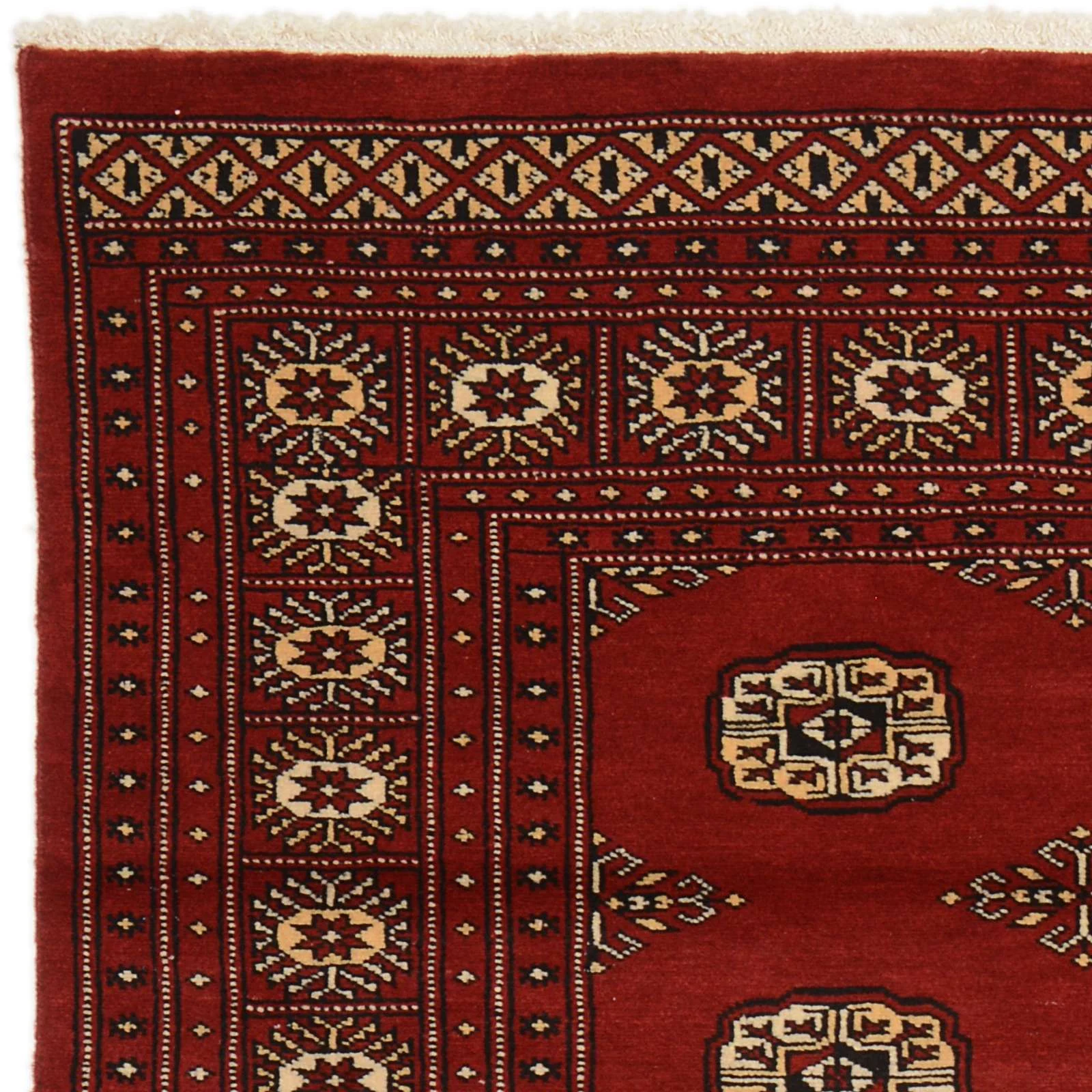 orientteppich-buchara-120-x-176-cm-schurwolle-handgeknupft-tekke-8 Handgeknüpfter Orientteppich 120 × 176 cm
