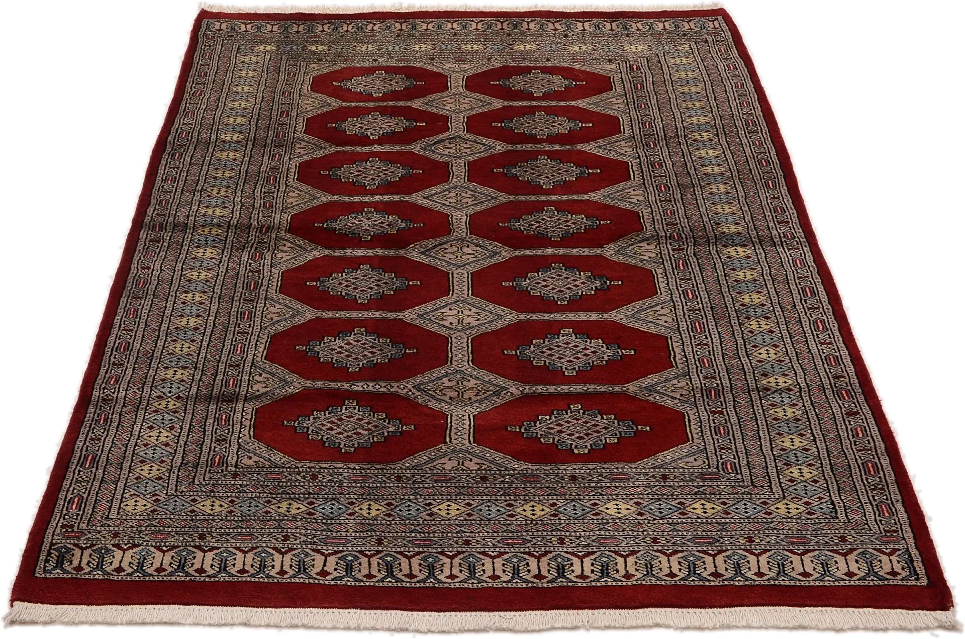 Orientteppich 121 × 187 cm aus Wolle, handgeknüpft