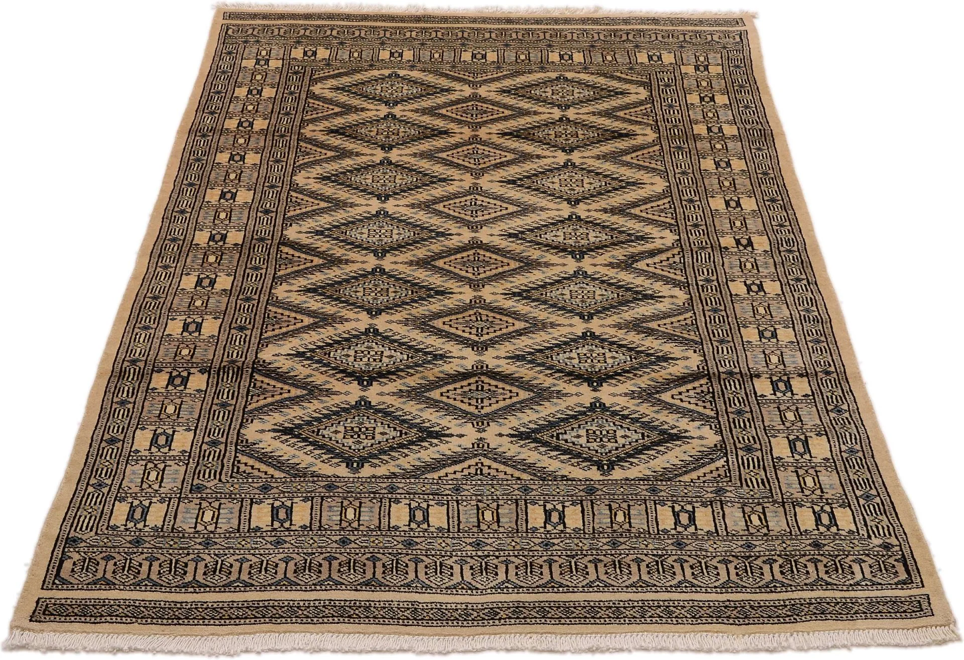 Handgeknüpfter Orientteppich, 118 × 190 cm, Wolle