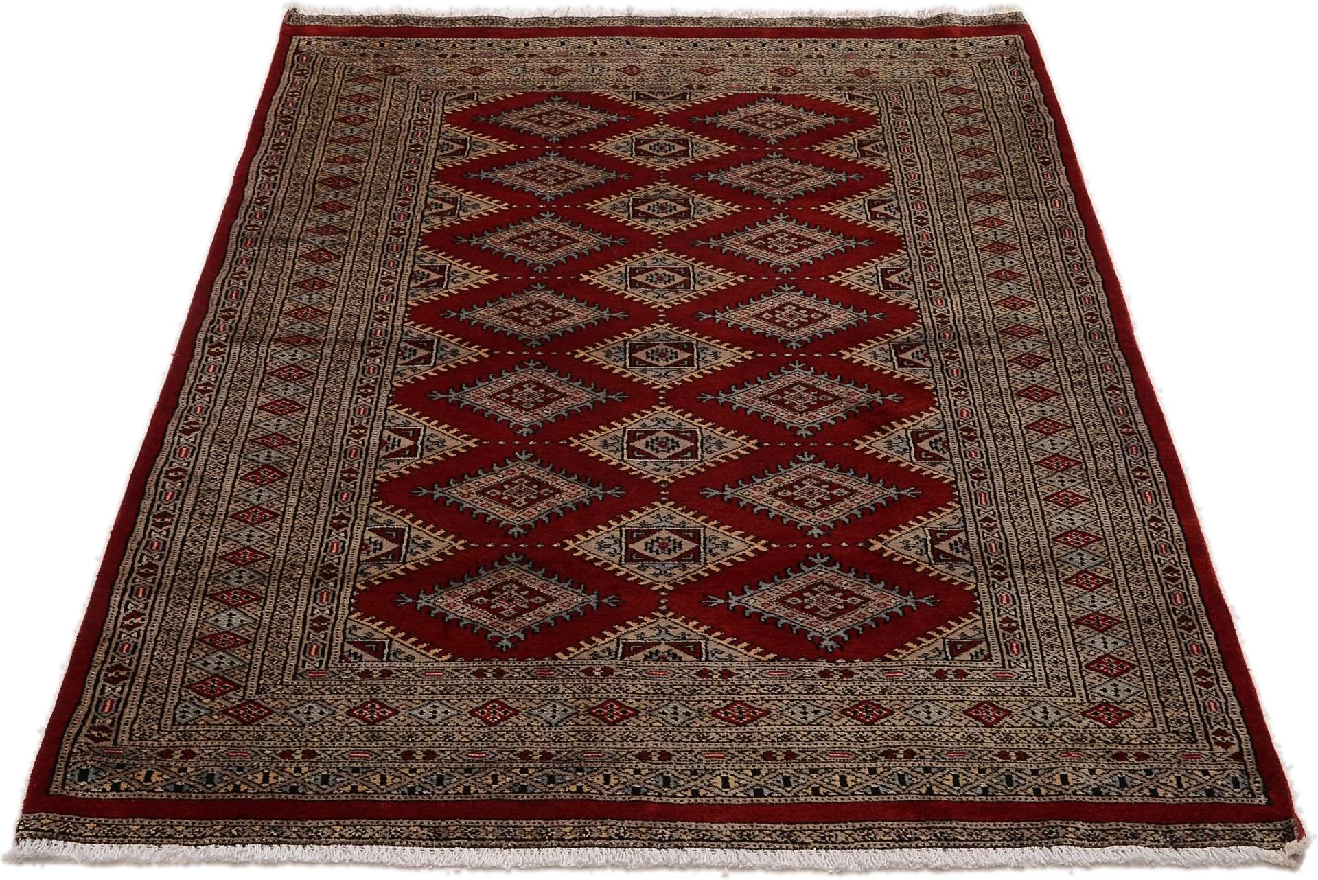 Orientteppich aus Pakistan, 122 × 185 cm