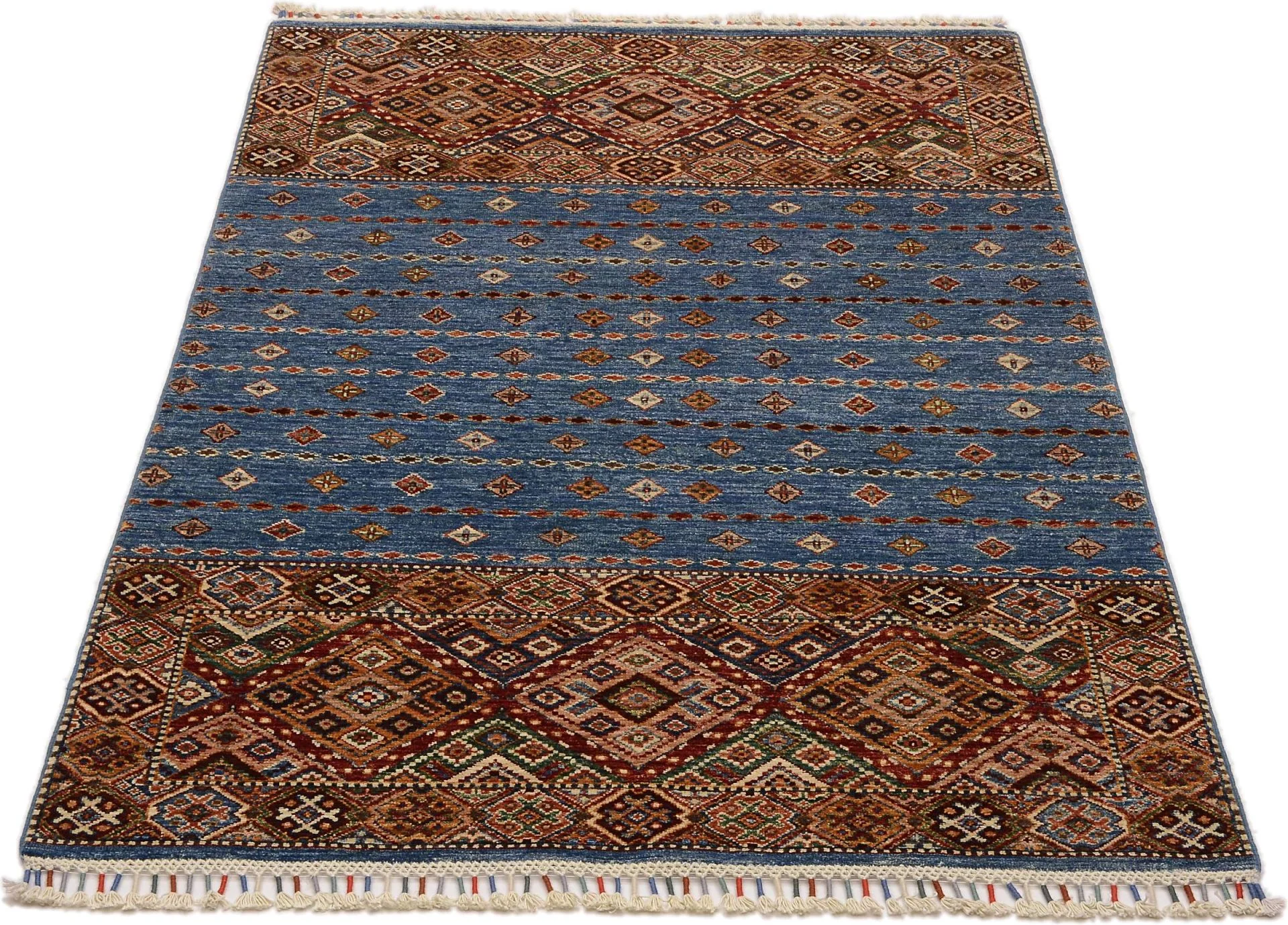 Handgeknüpfter Samarkand Orientteppich 124 × 189 cm