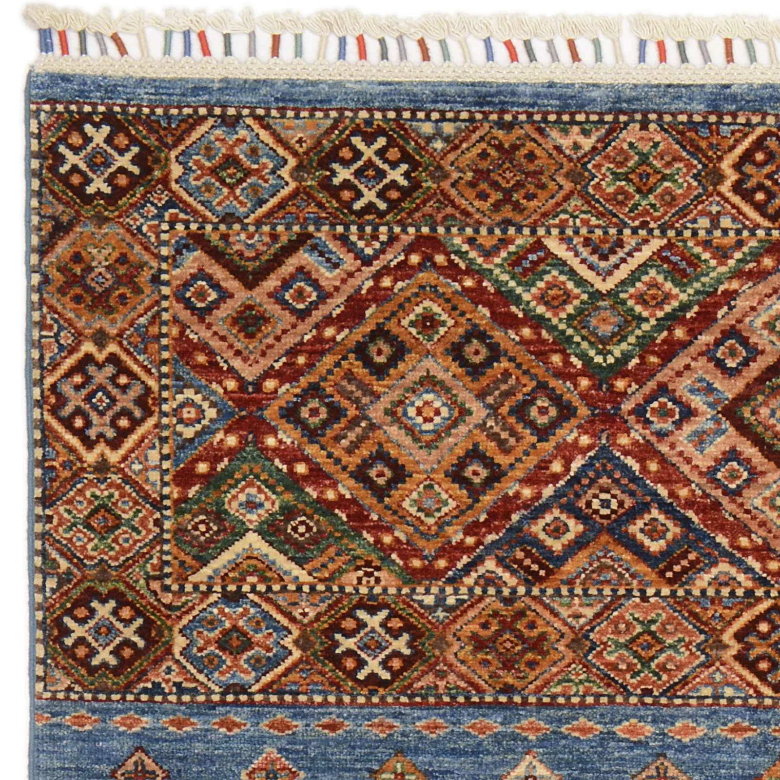 Handgeknüpfter Samarkand Orientteppich 124 × 189 cm