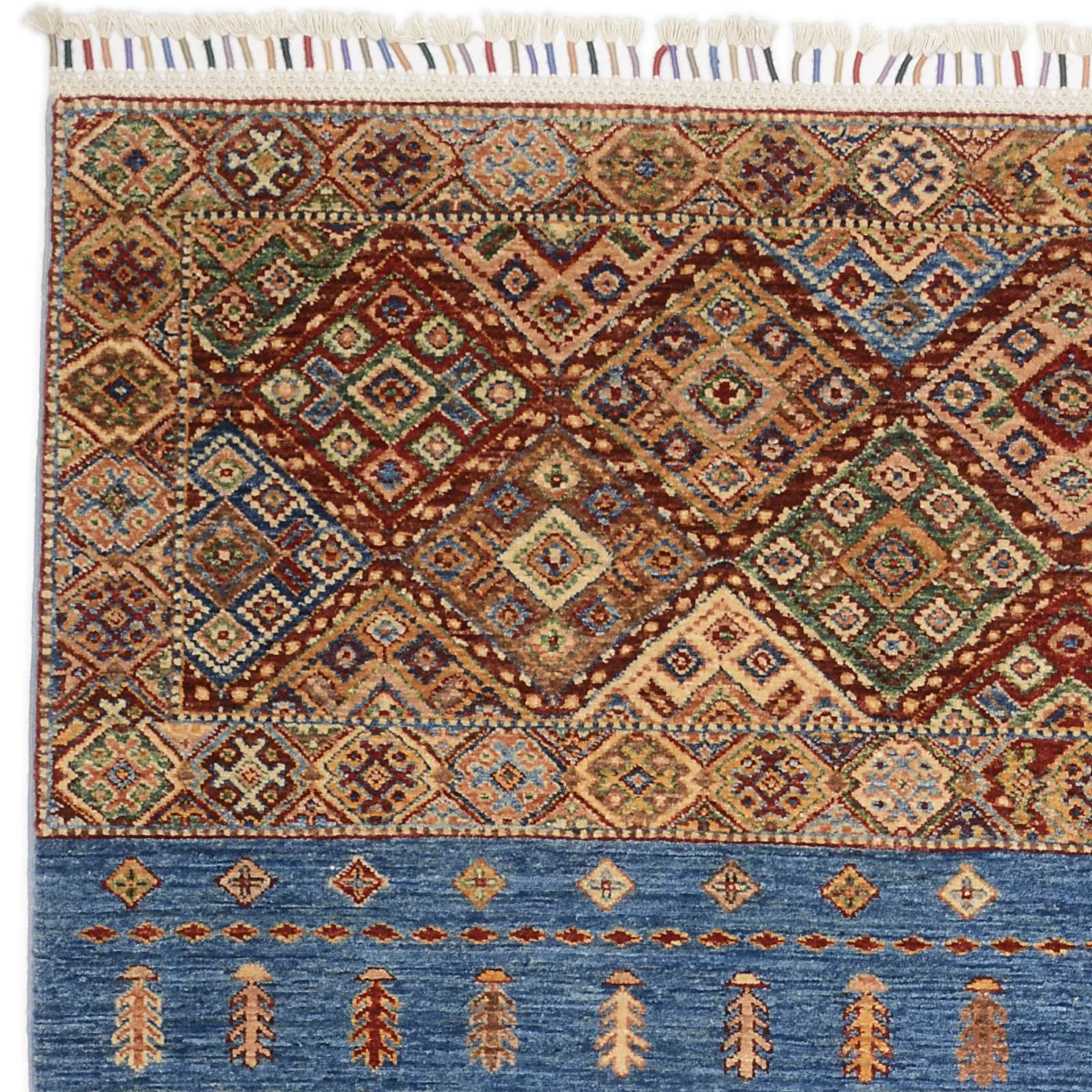 Handgeknüpfter Samarkand Orientteppich, 174 × 243 cm, Wolle