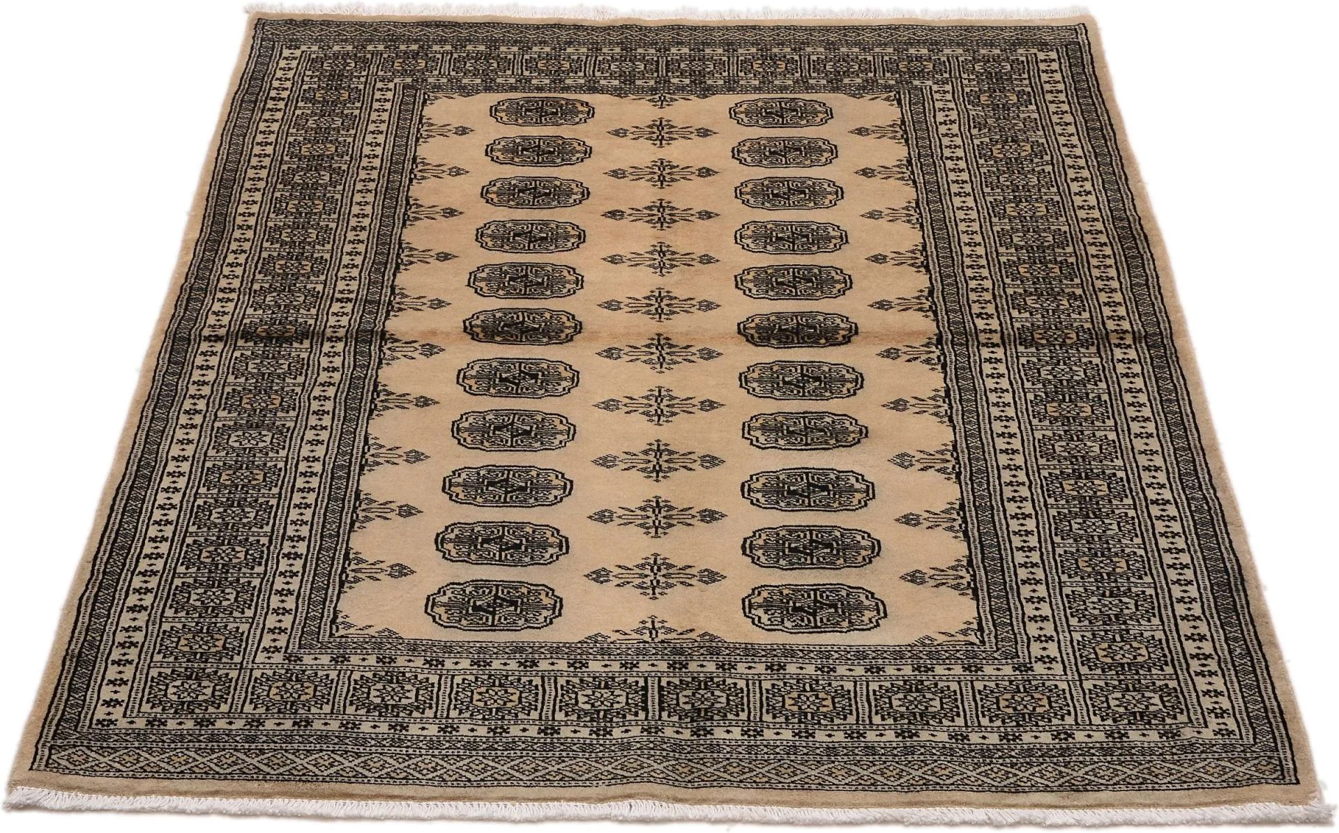 orientteppich-buchara-125-x-180-cm-schurwolle-handgeknupft-1 Handgeknüpfter Orientteppich 125 × 180 cm