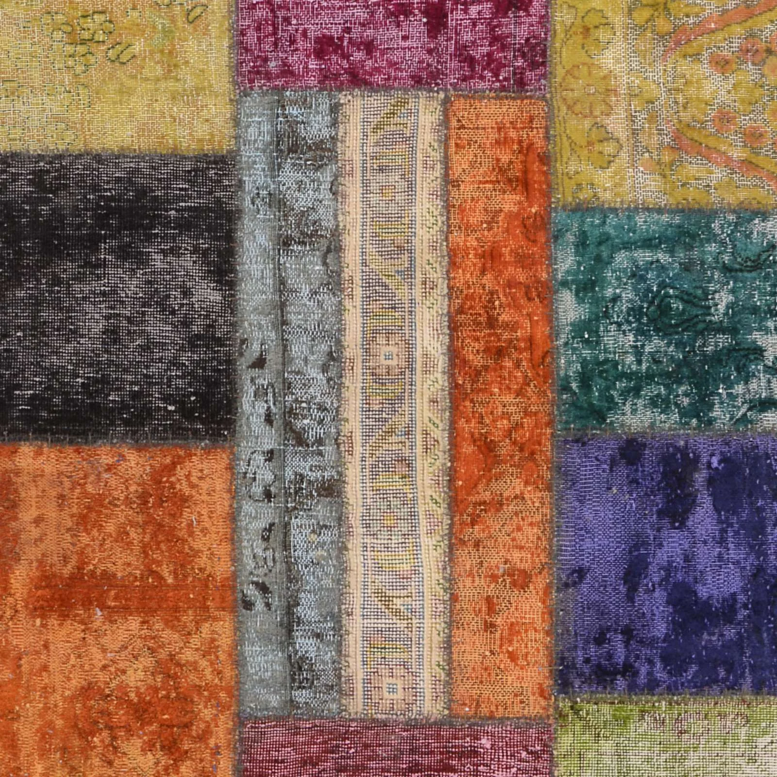 orientteppich-patchwork-170-x-240-cm-schurwolle-handgeknupft-13 Orientteppich 170 × 240 cm aus Wolle, handgeknüpft