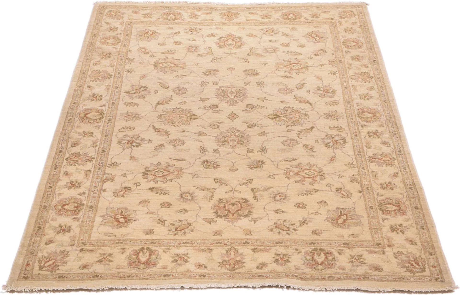 Ziegler Orientteppich 138 × 202 cm aus Wolle, handgeknüpft