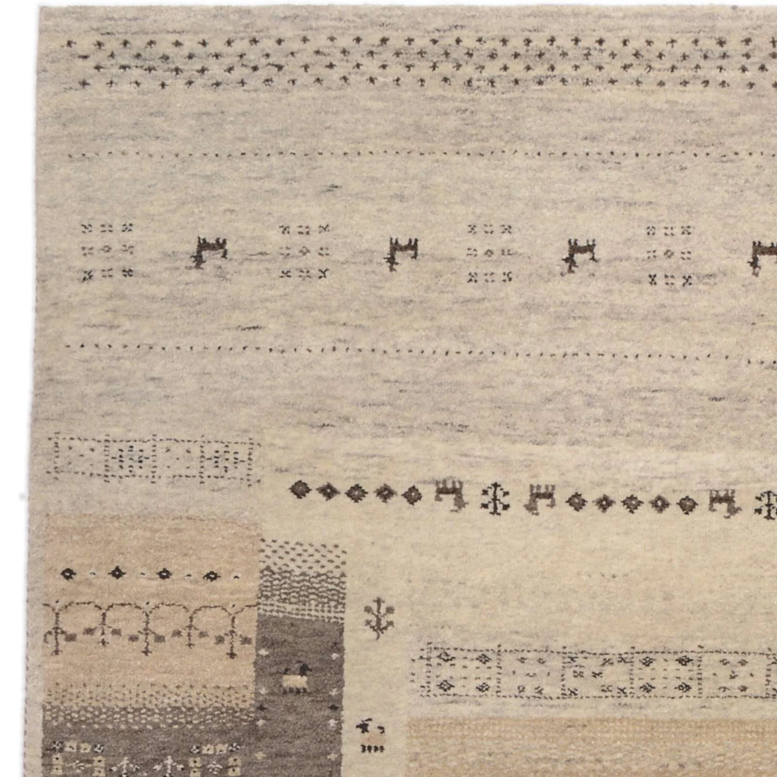 Loribaft Orientteppich aus Indien, 141 × 209 cm