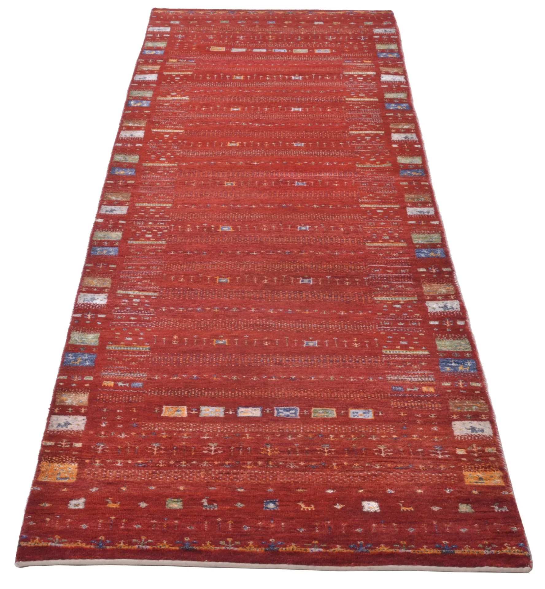 Loribaft Orientteppich 83 × 303 cm aus Wolle, handgeknüpft