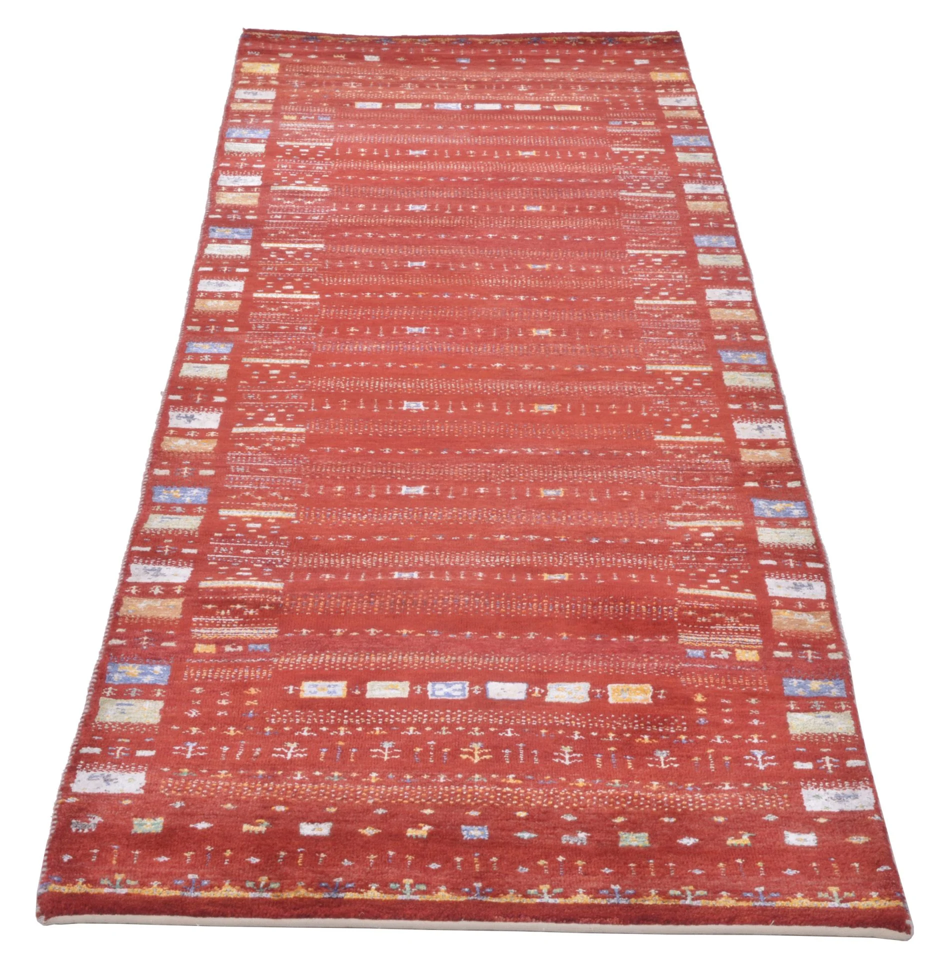 Loribaft Orientteppich 83 × 303 cm aus Wolle, handgeknüpft