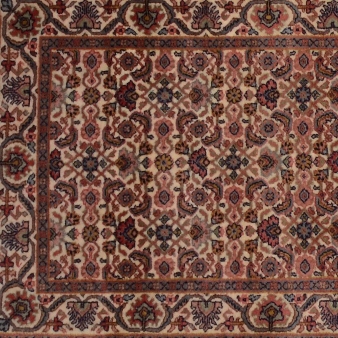 Handgeknüpfter Bijar Orientteppich, 76 × 368 cm, Wolle