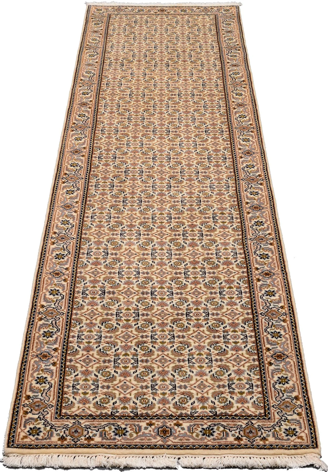 Handgeknüpfter Täbriz Orientteppich, 80 × 303 cm, Wolle