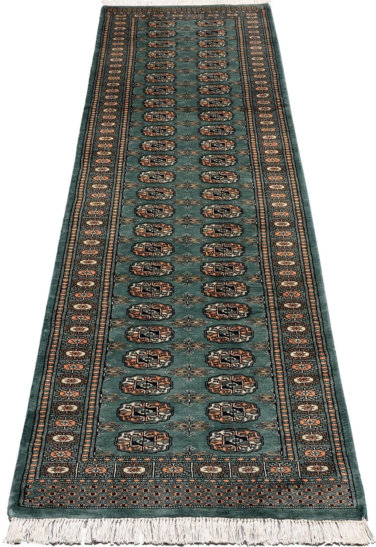 Orientteppich 80 × 314 cm aus Wolle, handgeknüpft