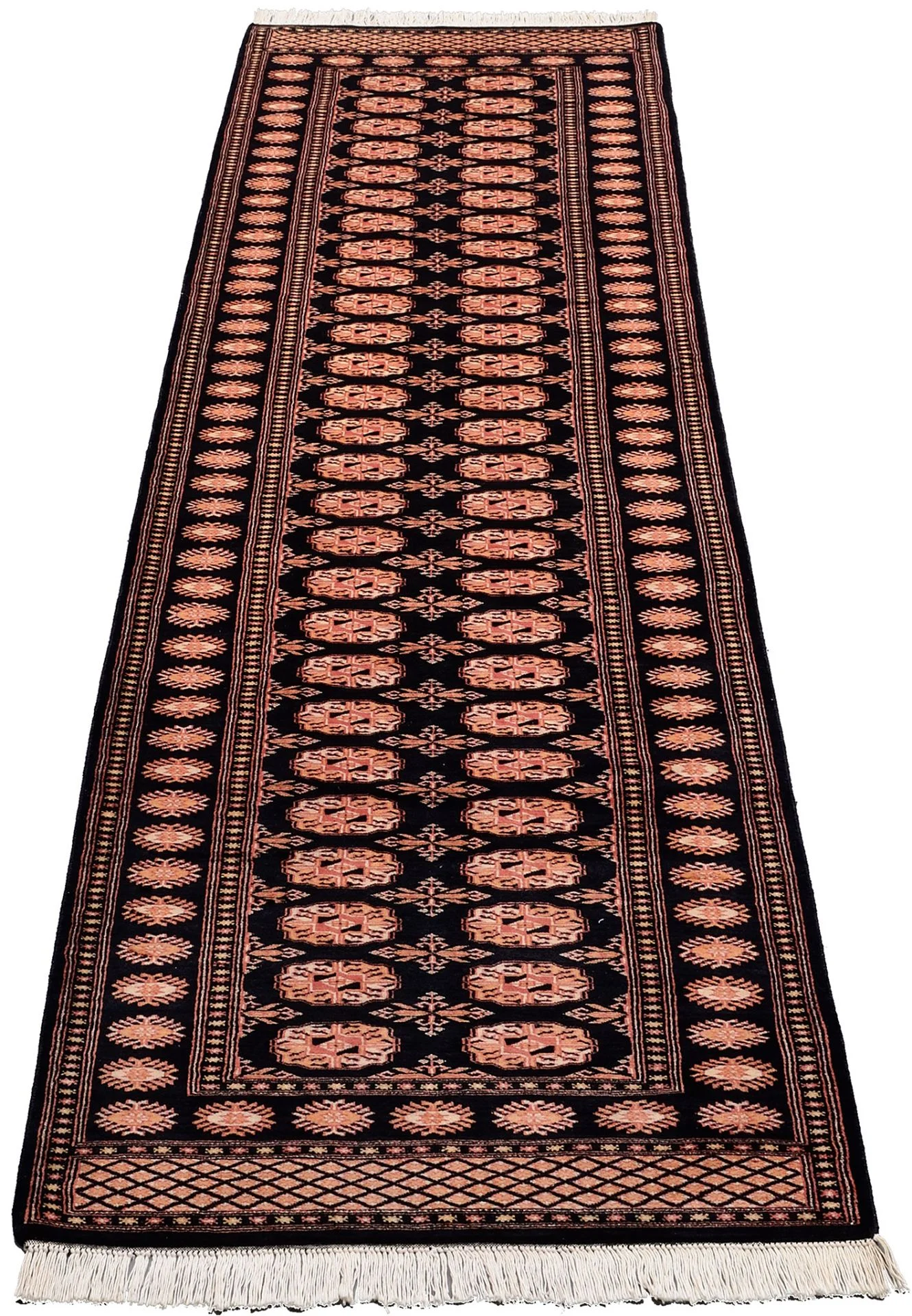 Orientteppich 80 × 304 cm aus Wolle, handgeknüpft