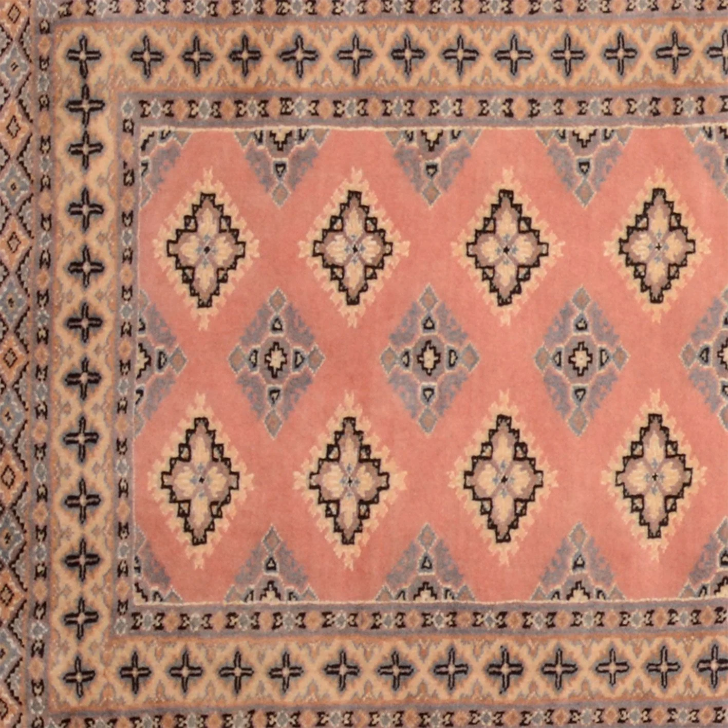 Orientteppich 78 × 305 cm aus Wolle, handgeknüpft