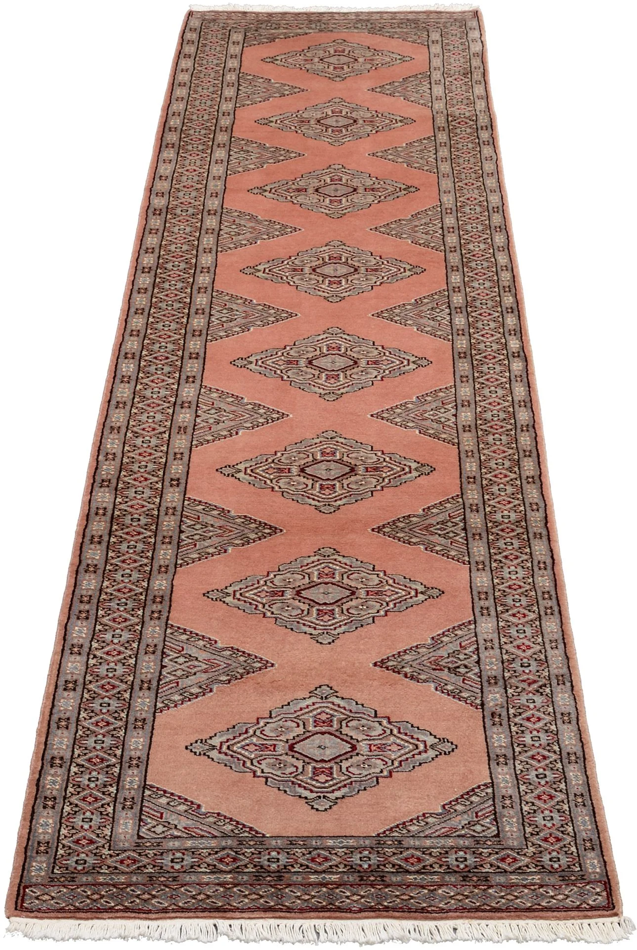 Handgeknüpfter Orientteppich, 76 × 307 cm, Wolle