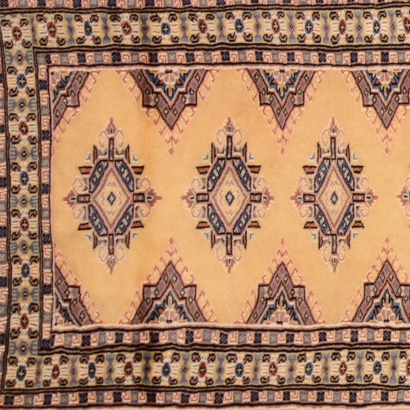 Handgeknüpfter Orientteppich, 82 × 341 cm, Wolle