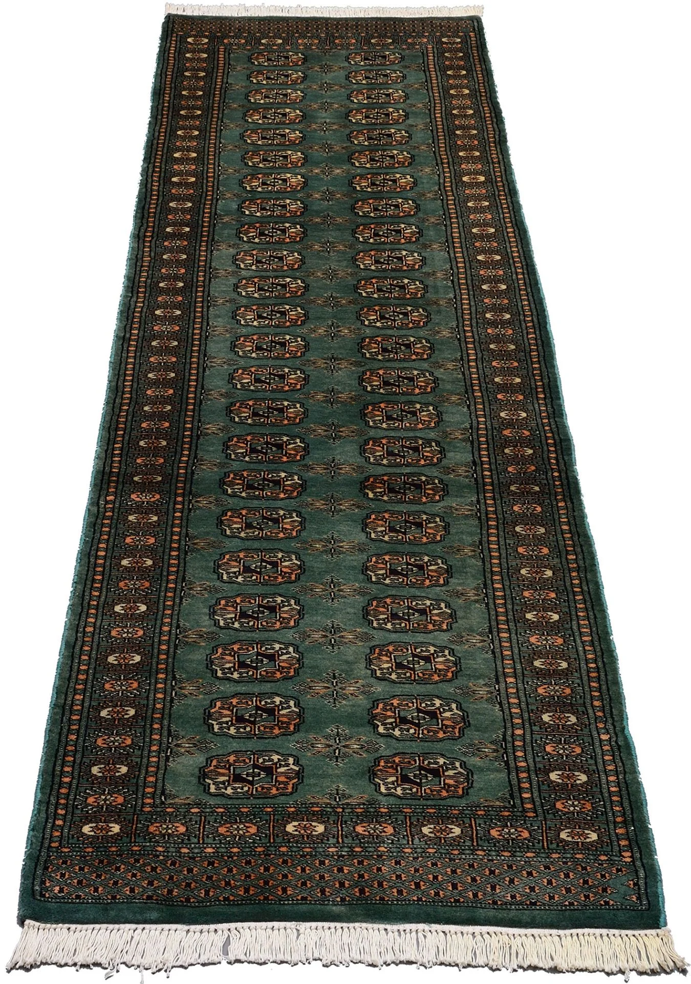 Handgeknüpfter Orientteppich, 79 × 298 cm, Wolle