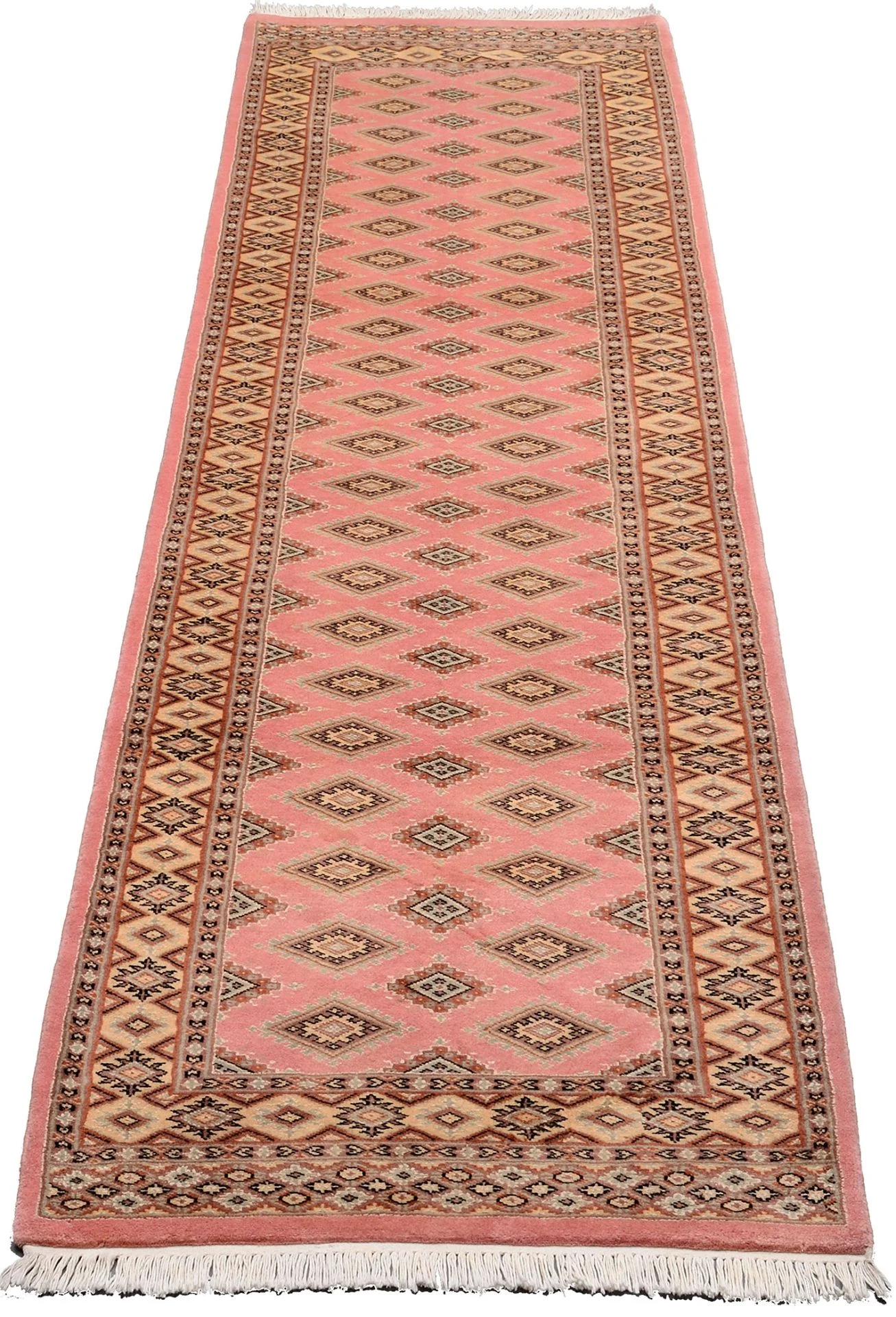 Orientteppich 79 × 293 cm aus Wolle, handgeknüpft
