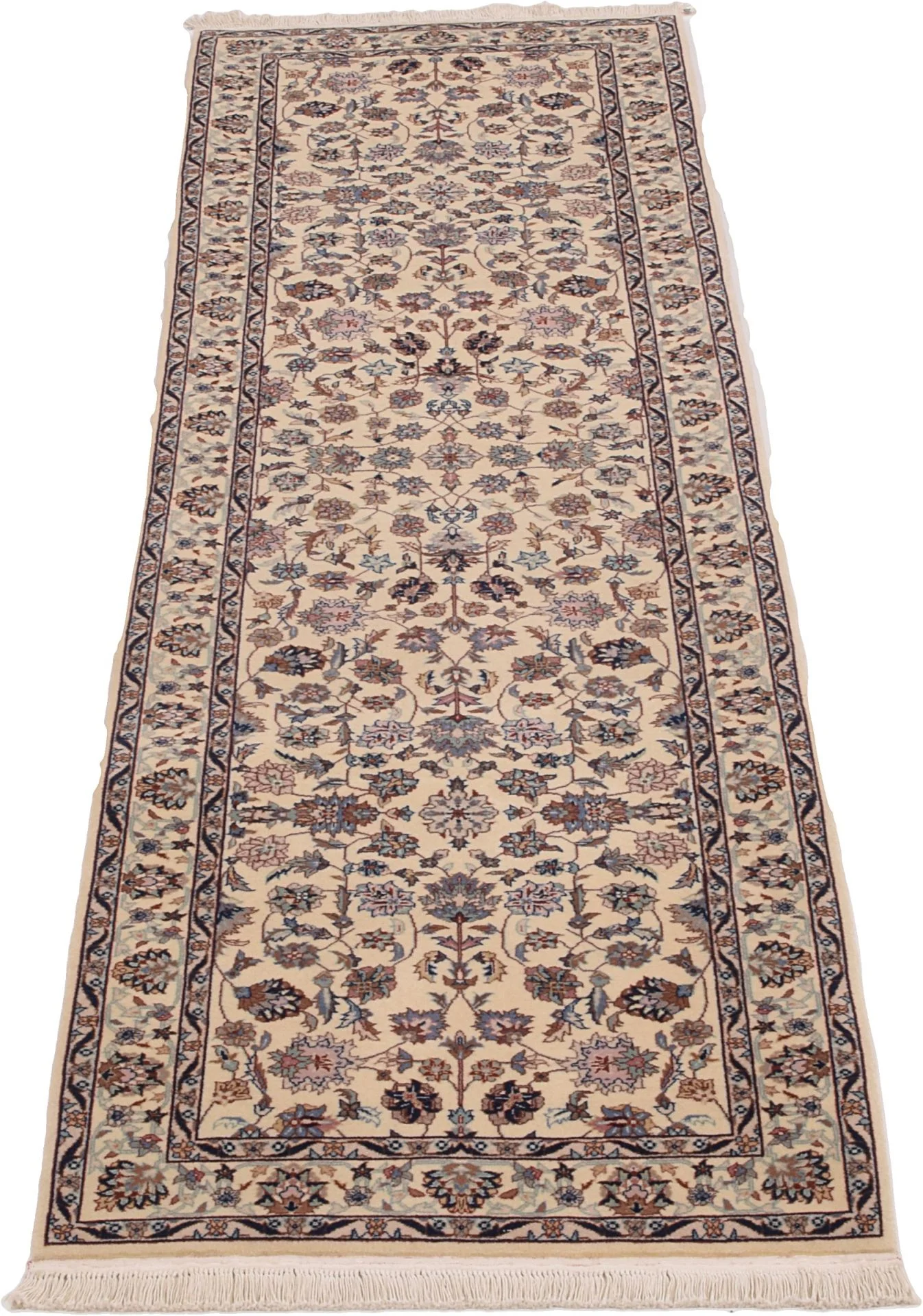 Handgeknüpfter Isfahan Teppich 75 × 280 cm