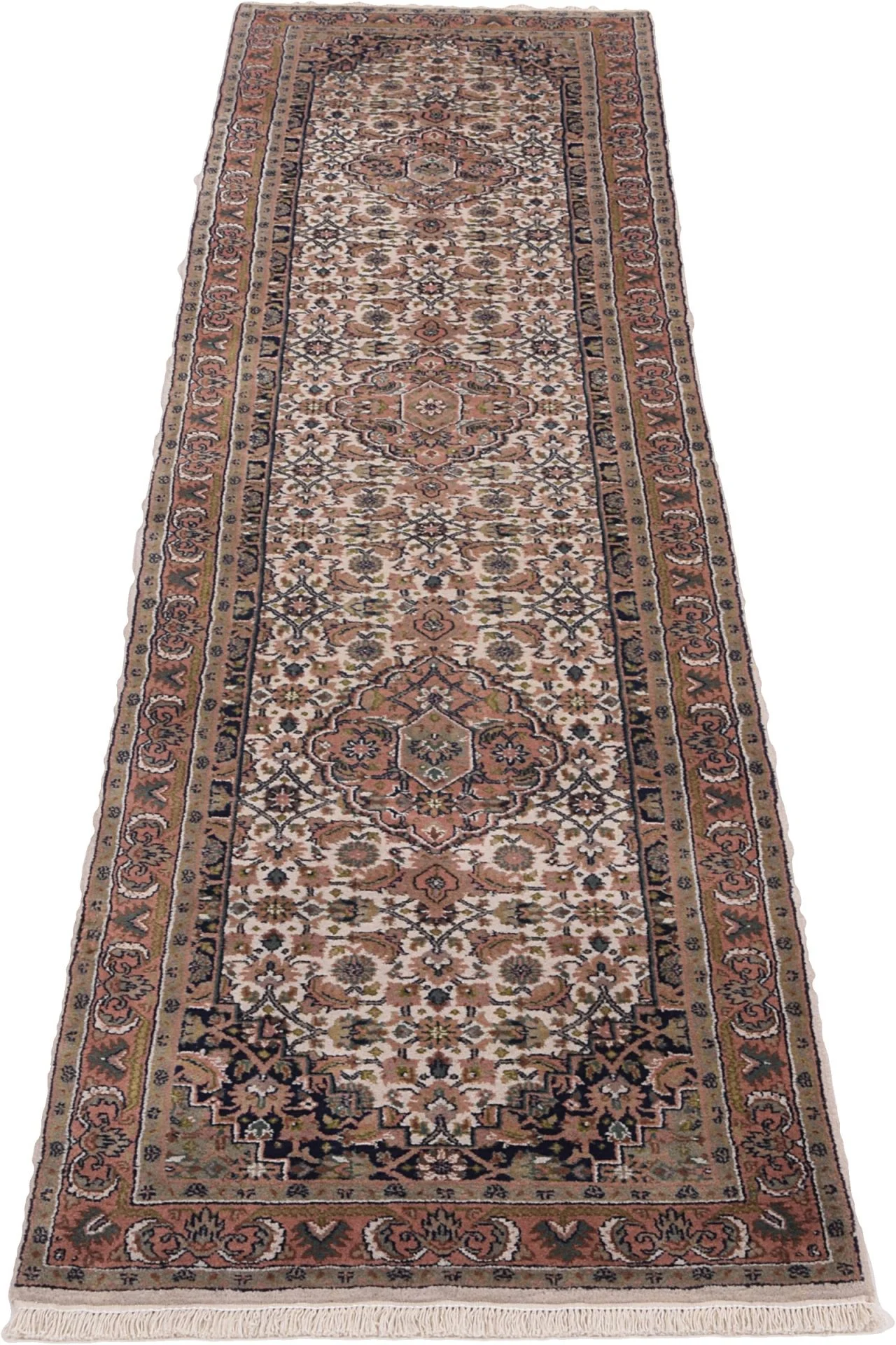 Orientteppich 78 × 312 cm aus Wolle, handgeknüpft