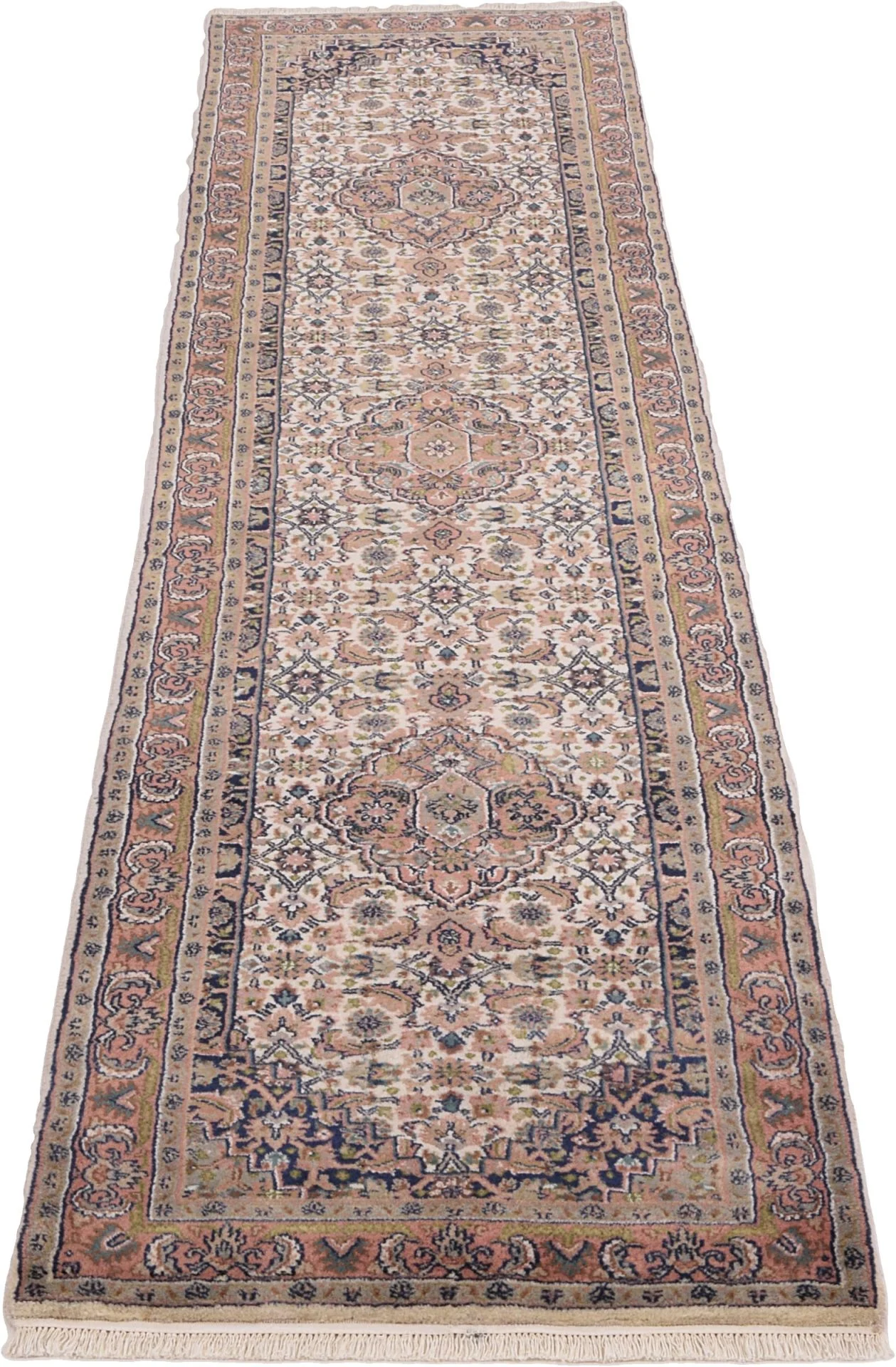 Orientteppich 78 × 312 cm aus Wolle, handgeknüpft