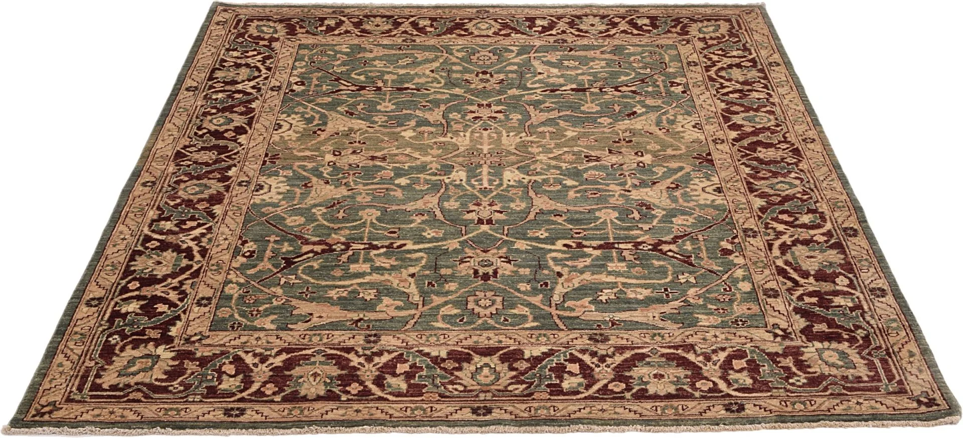 Ziegler Orientteppich 198 × 243 cm aus Wolle, handgeknüpft