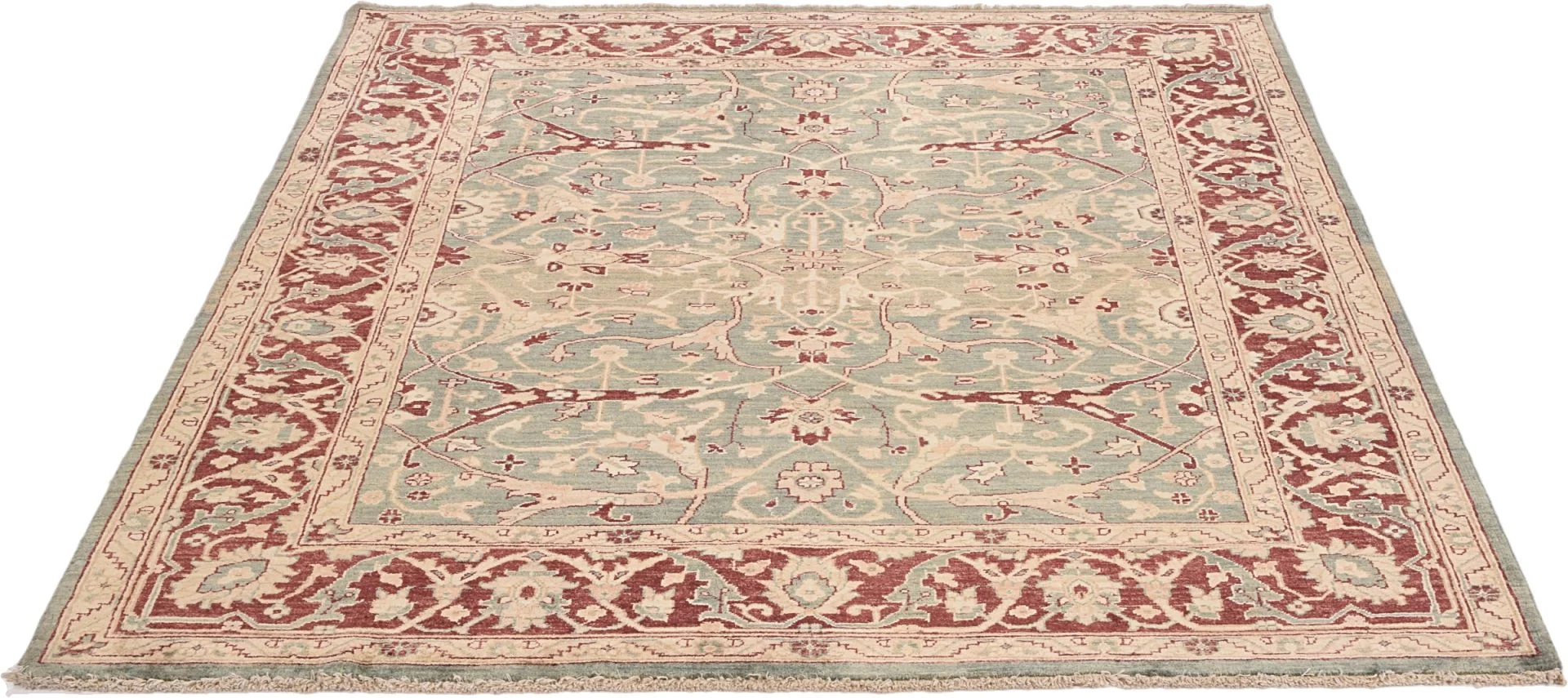 Ziegler Orientteppich 198 × 243 cm aus Wolle, handgeknüpft
