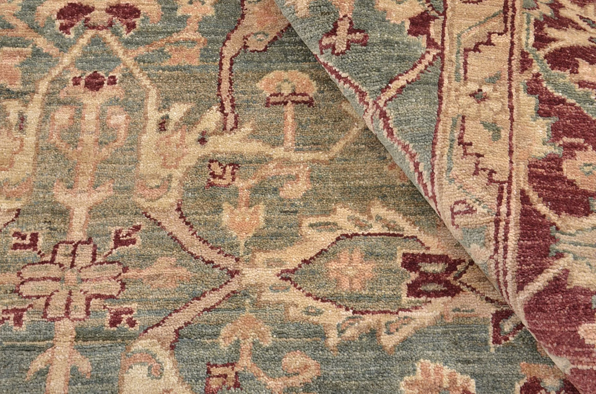 Ziegler Orientteppich 198 × 243 cm aus Wolle, handgeknüpft
