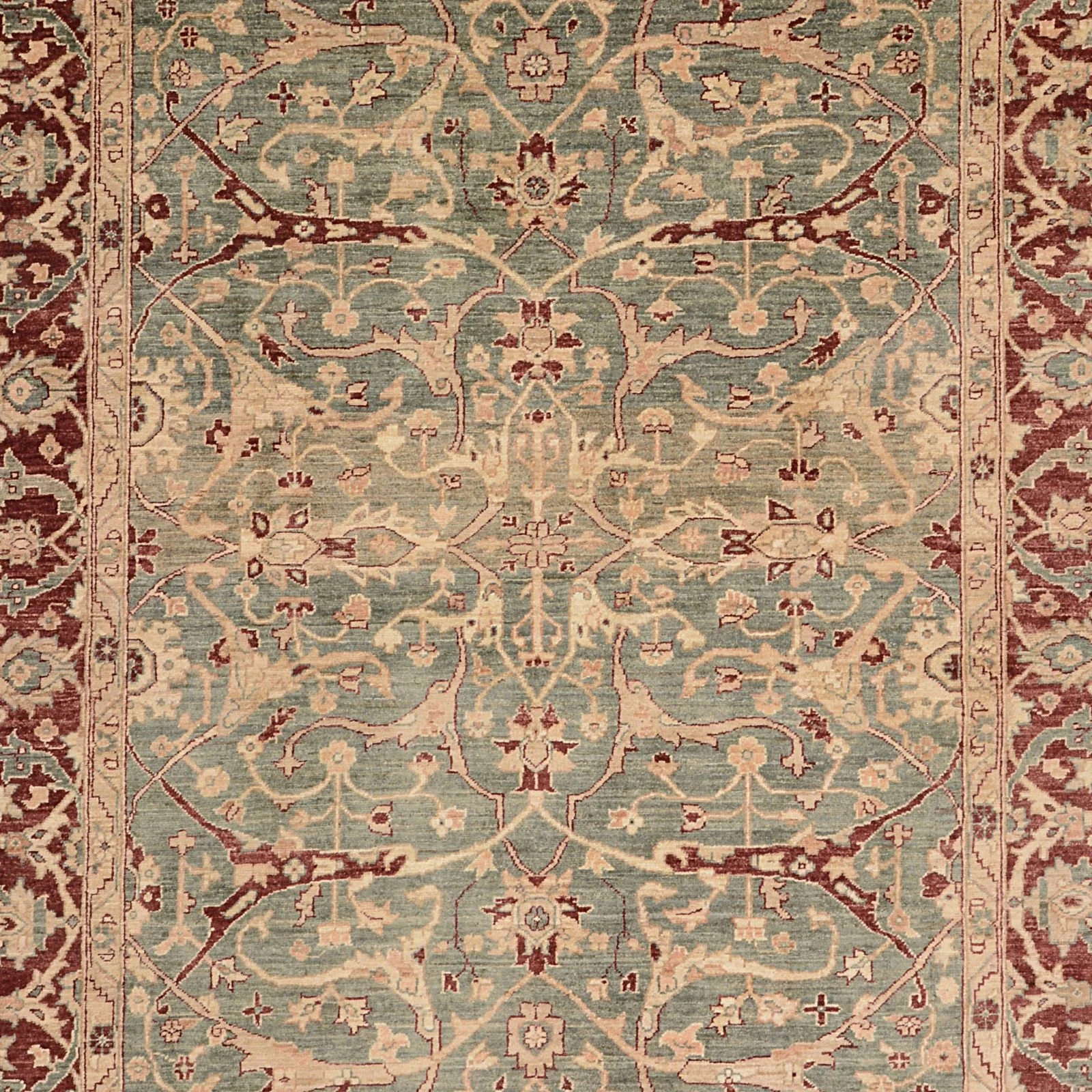 Ziegler Orientteppich 198 × 243 cm aus Wolle, handgeknüpft