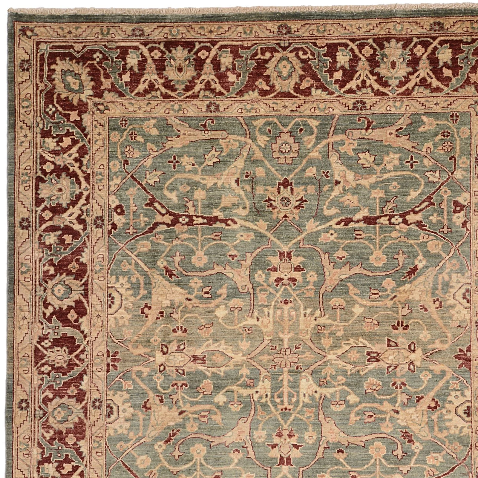 Ziegler Orientteppich 198 × 243 cm aus Wolle, handgeknüpft
