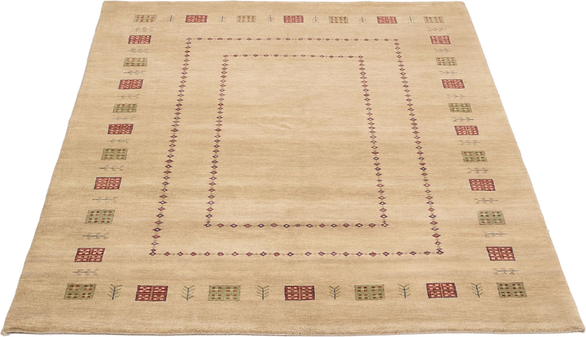 Handgeknüpfter Loribaft Orientteppich, 148 × 203 cm, Wolle