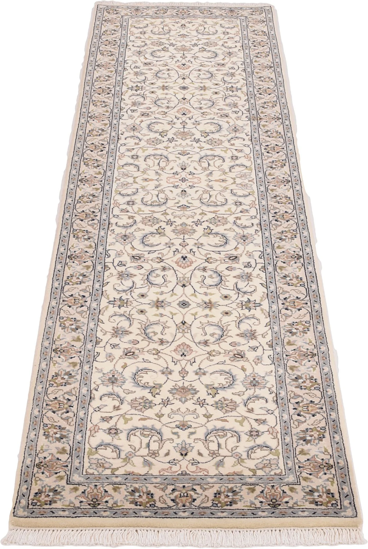 Hereke Orientteppich aus Indien, 73 × 277 cm