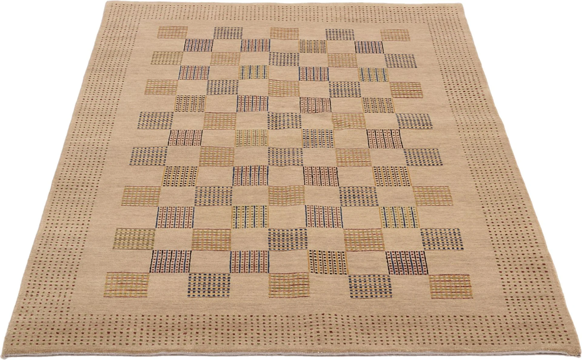 Loribaft Orientteppich aus Indien, 140 × 207 cm