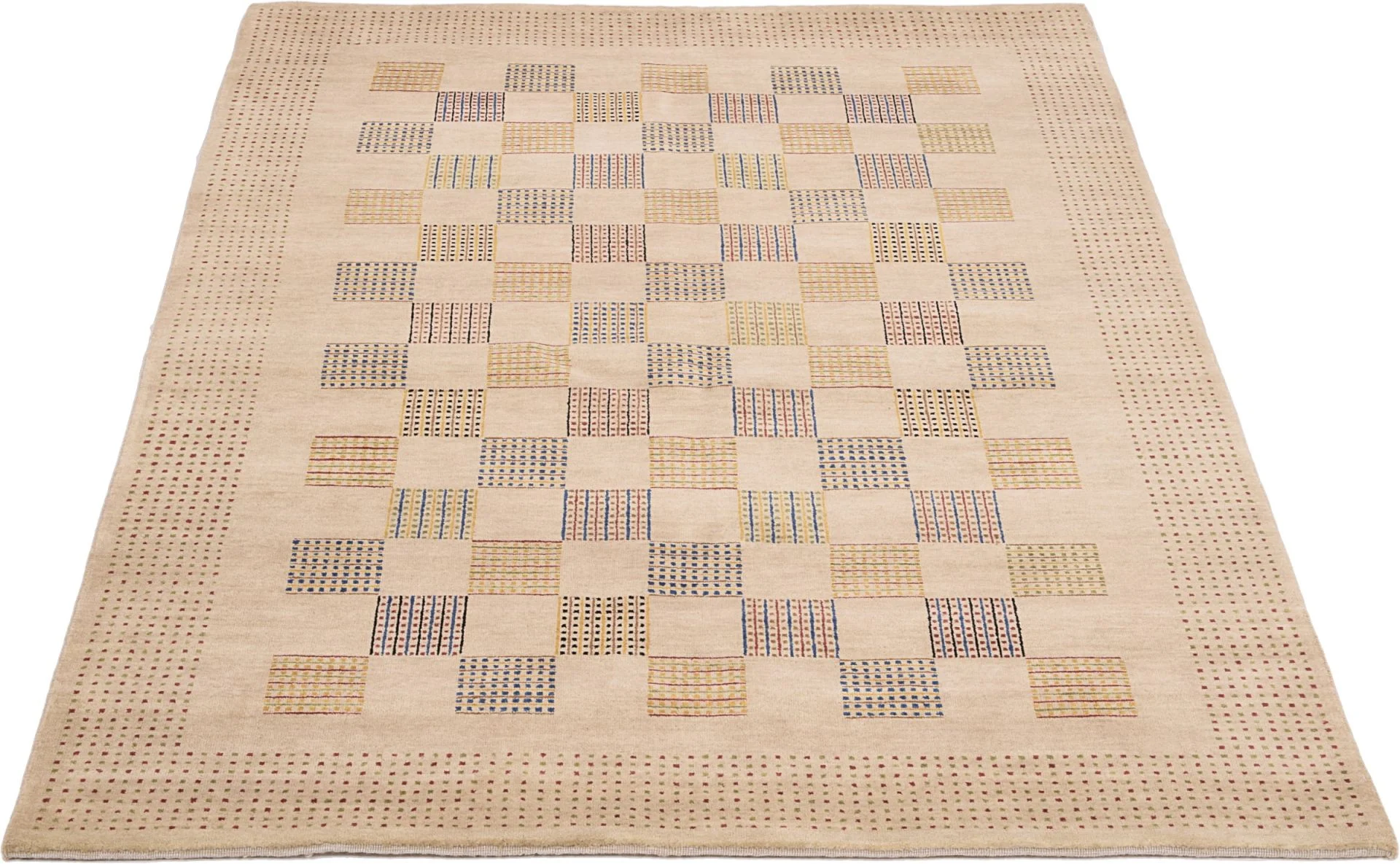 Loribaft Orientteppich aus Indien, 140 × 207 cm