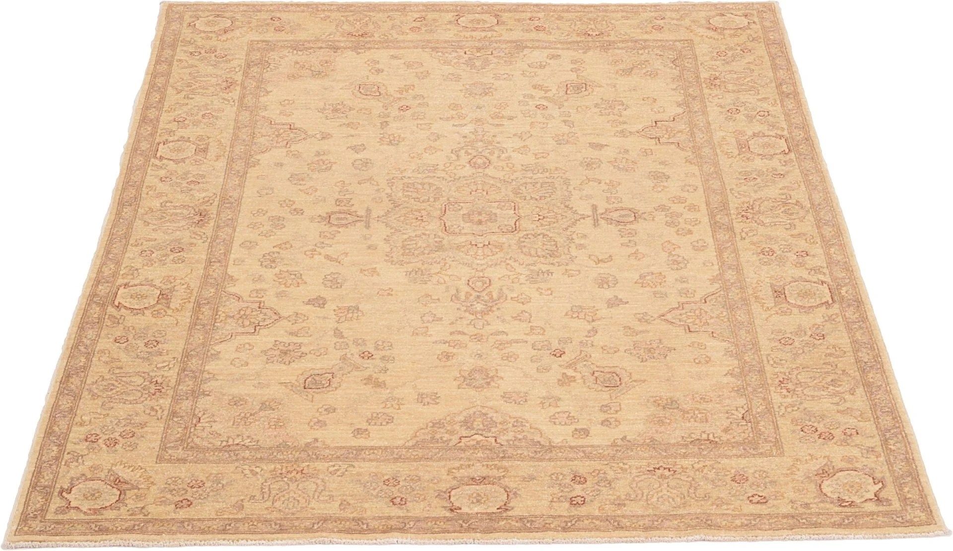 Ziegler Orientteppich 123 × 171 cm aus Wolle, handgeknüpft