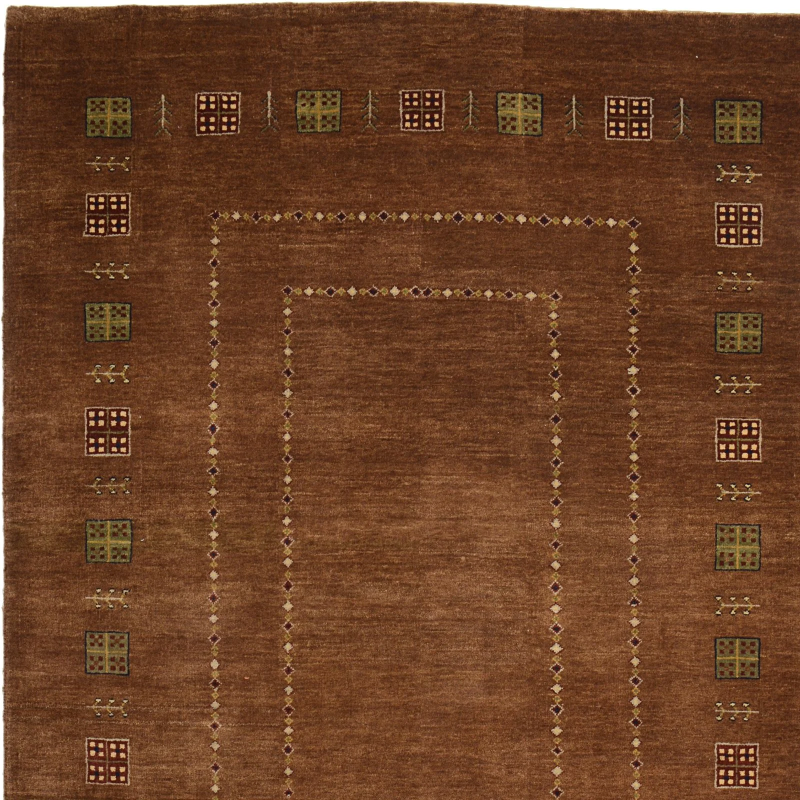 Loribaft Orientteppich 142 × 202 cm aus Wolle, handgeknüpft