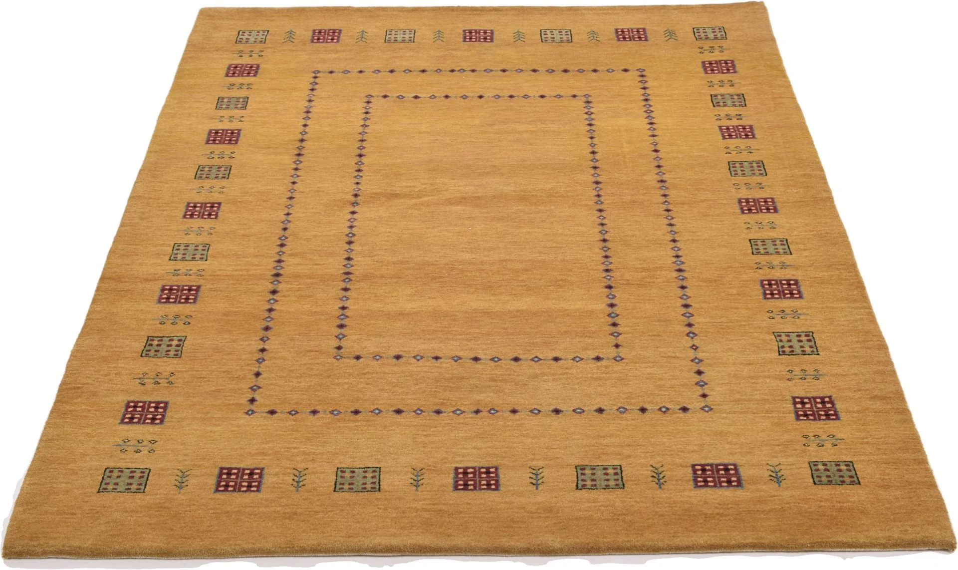 Loribaft Orientteppich 145 × 201 cm aus Wolle, handgeknüpft