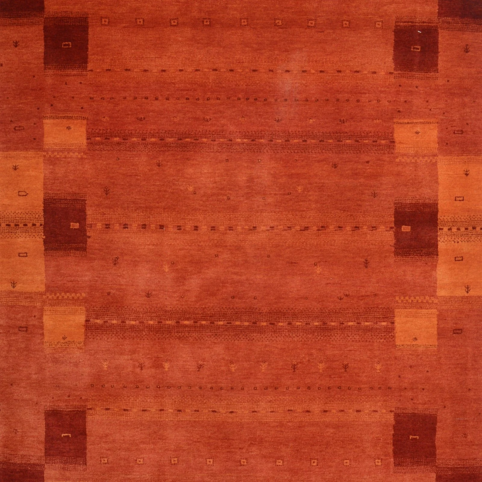 orientteppich-loribaft-140-x-200-cm-schurwolle-handgeknupft-rot-9 Loribaft Orientteppich aus Indien, 140 × 200 cm