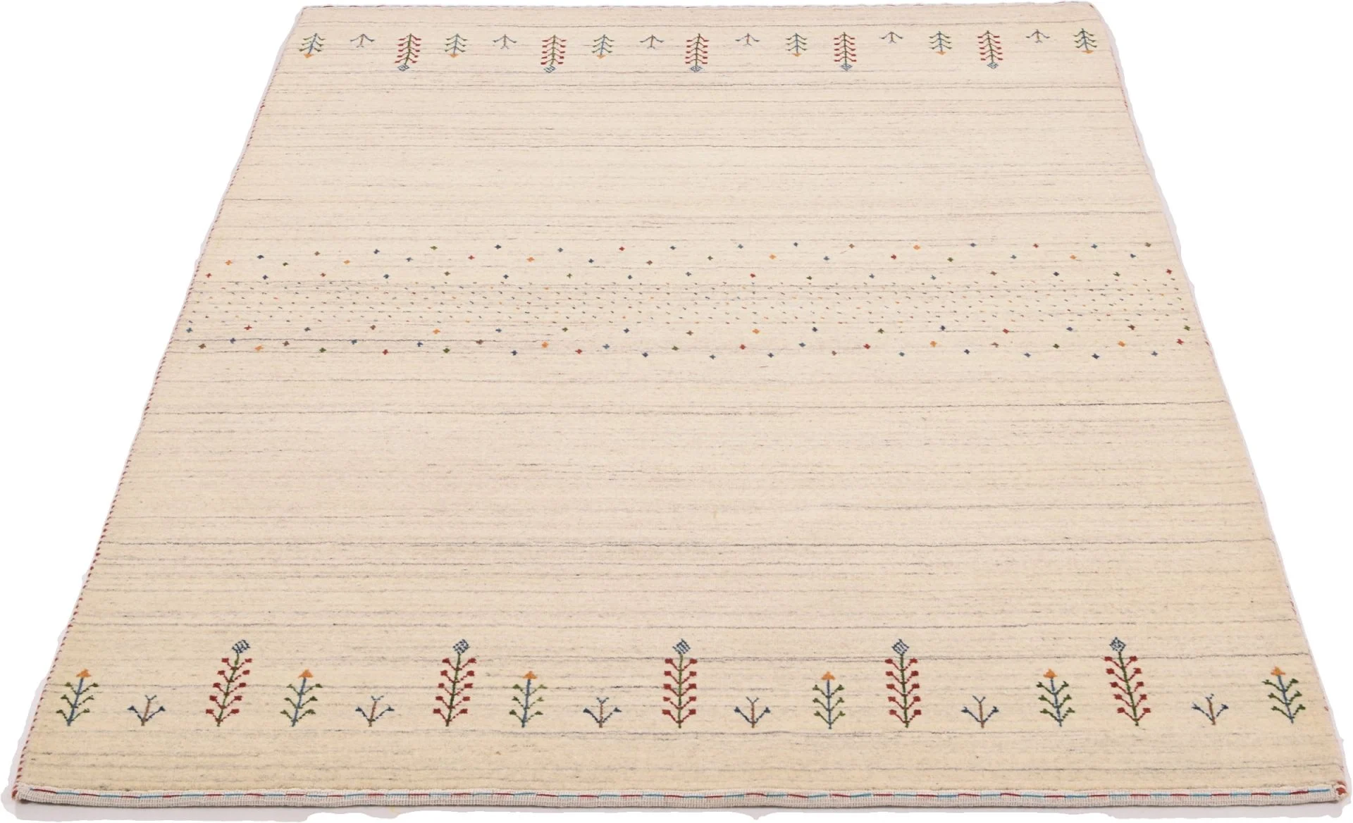 Loribaft Orientteppich 143 × 202 cm aus Wolle, handgeknüpft