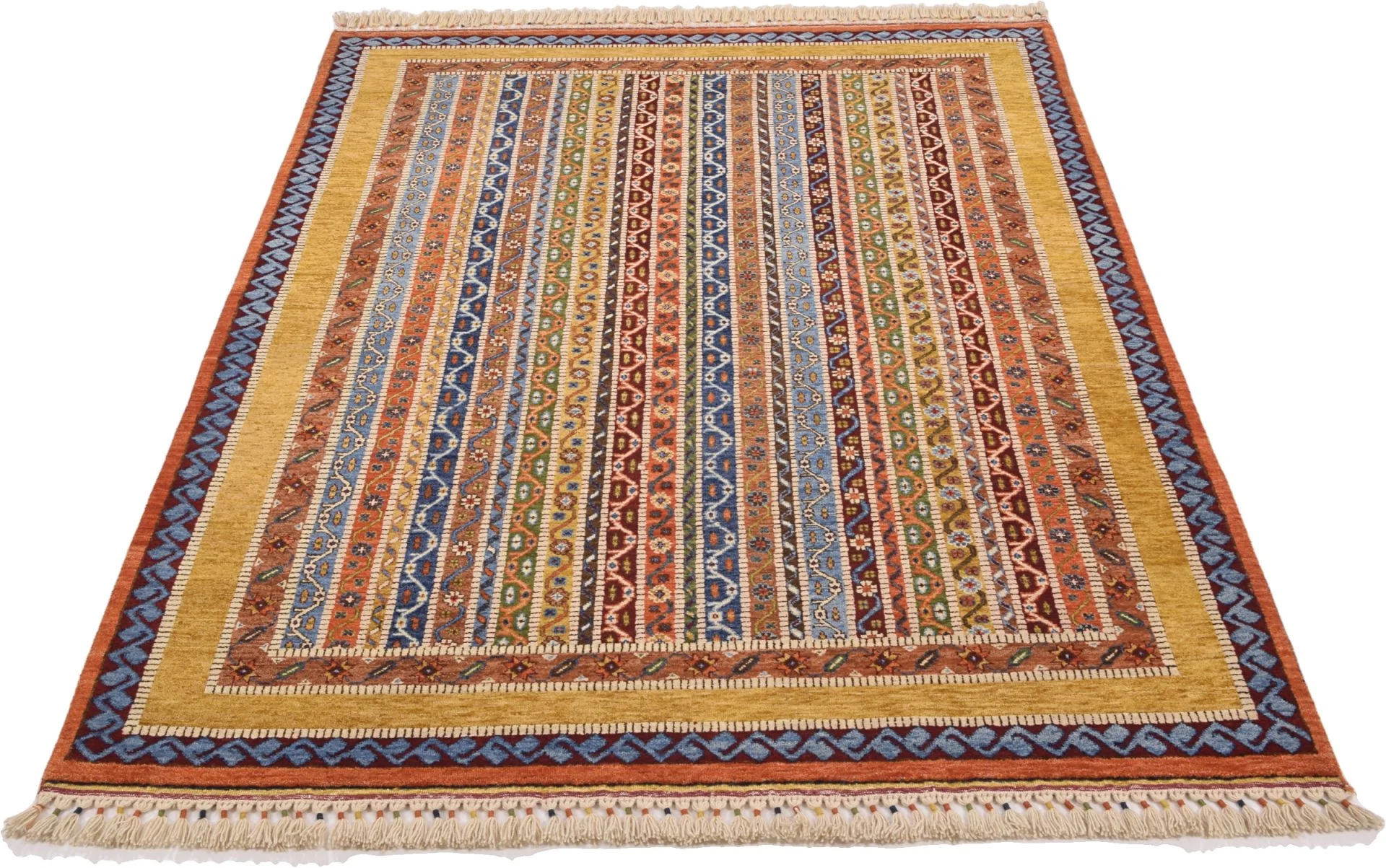 Handgeknüpfter Loribaft Orientteppich, 165 × 243 cm, Wolle