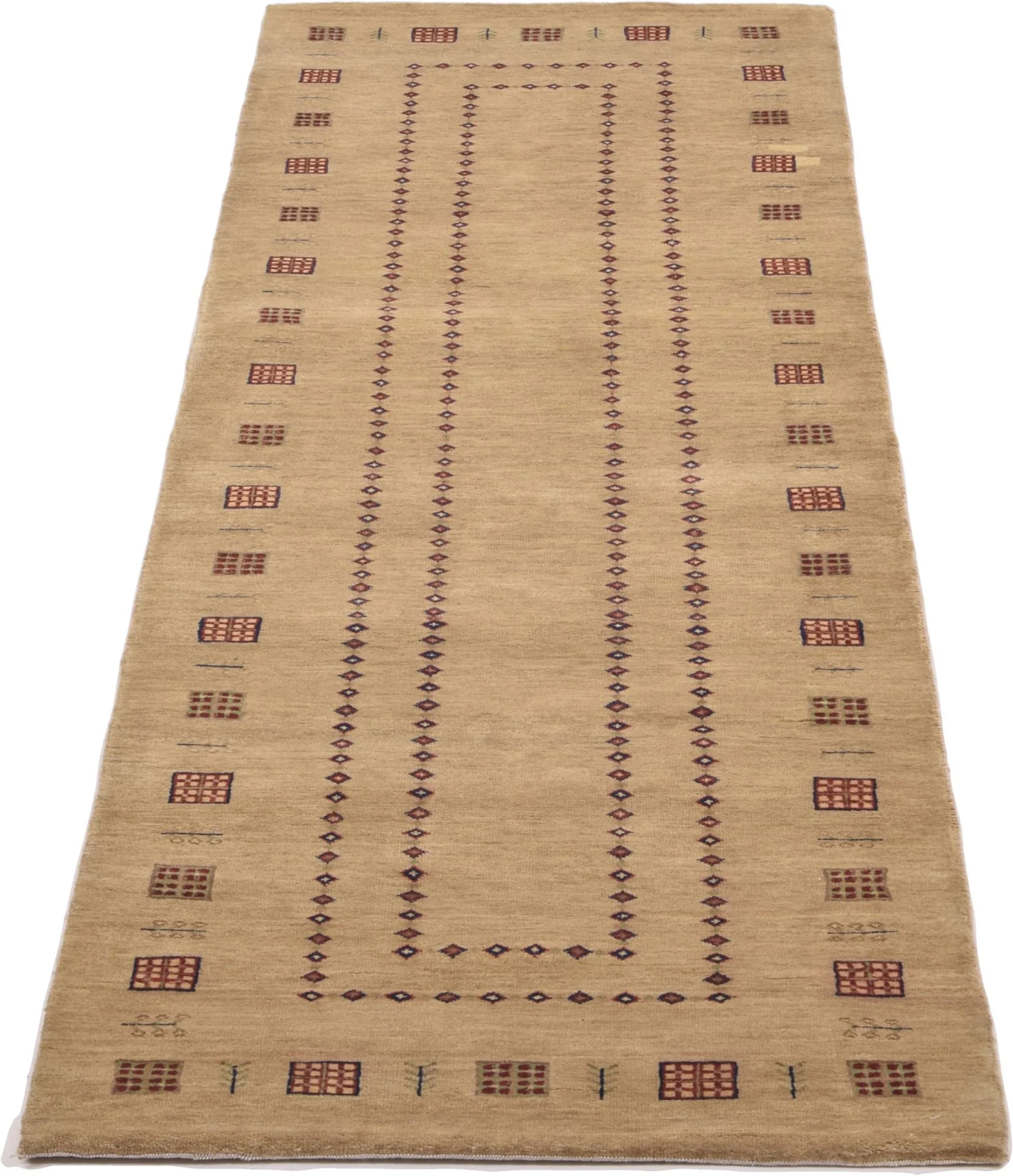 Loribaft Orientteppich aus Indien, 78 × 257 cm