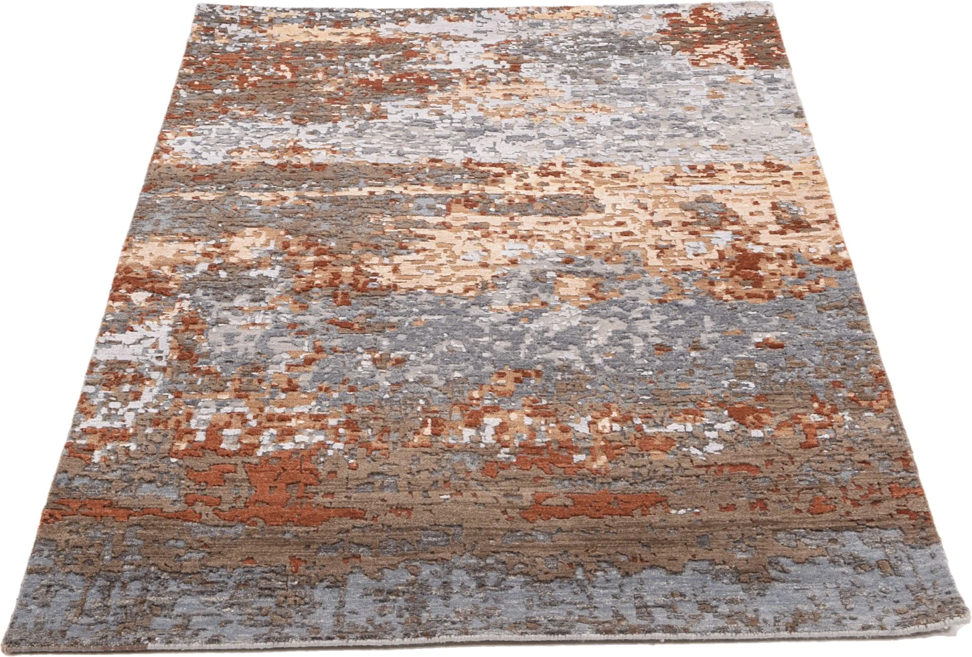 Handgeknüpfter Orientteppich, 120 × 190 cm, Seide