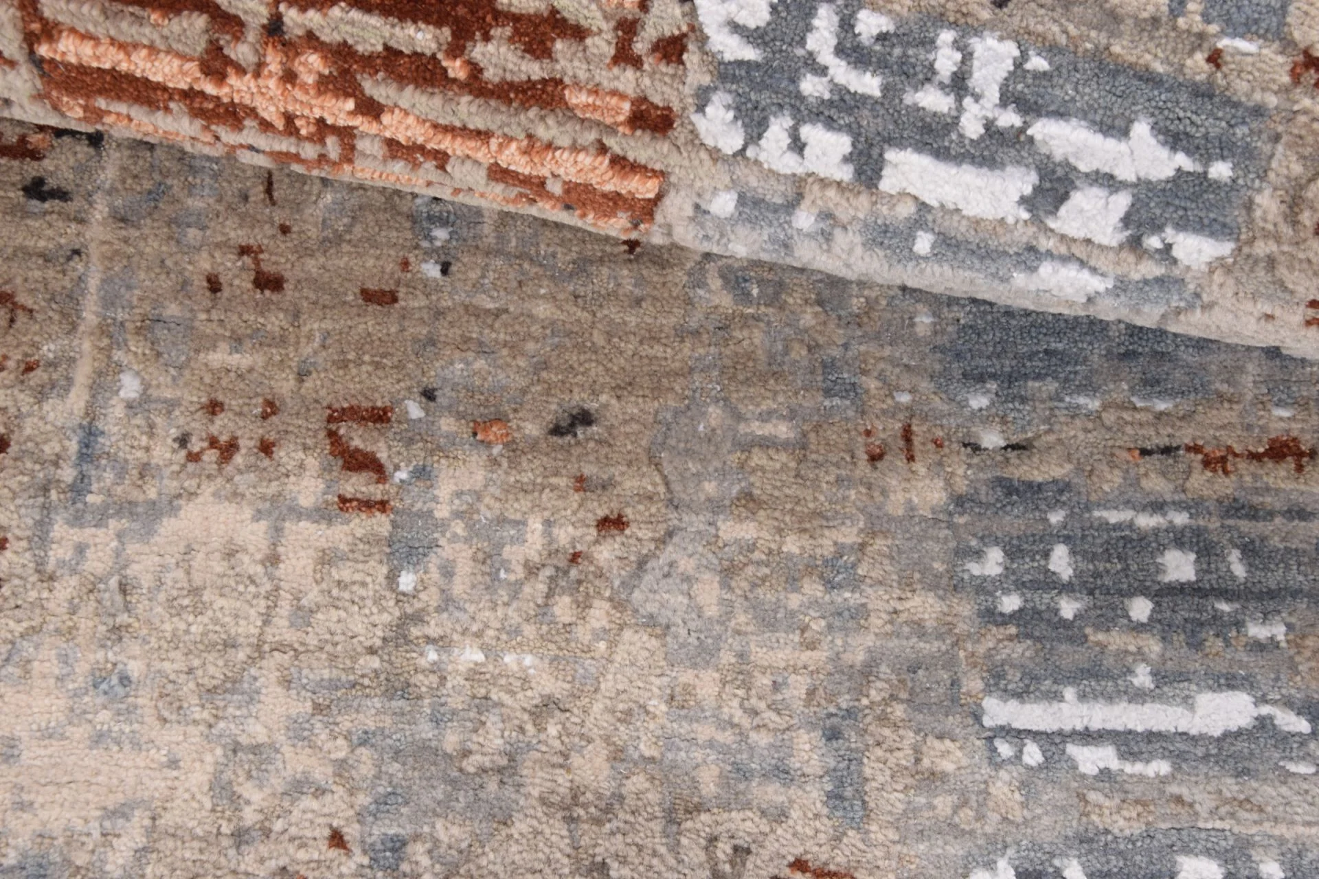 Orientteppich 76 × 373 cm aus Seide, handgeknüpft