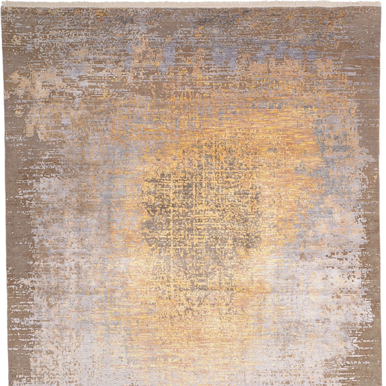 Orientteppich 119 × 180 cm aus Seide, handgeknüpft