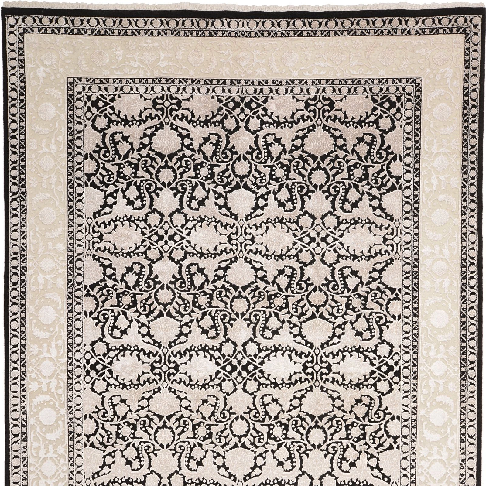 Täbriz Orientteppich aus Indien, 199 × 301 cm